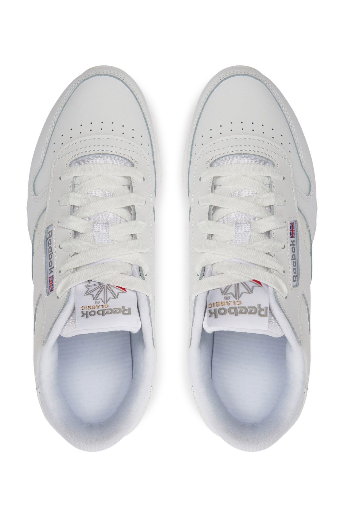 Reebok-Klassische Unisex-Sportschuhe aus Leder in Weiß 5