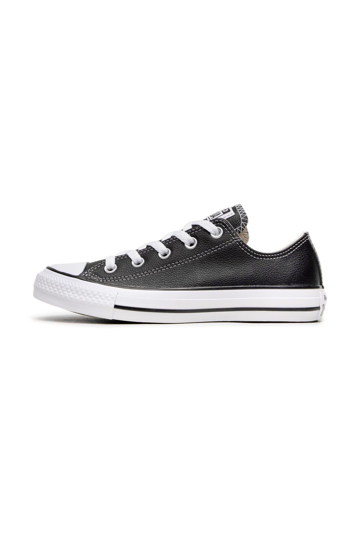 converse-Chuck Leder 132174 C Ct as Ox Classic Lea Black Schwarz - Trampki 1