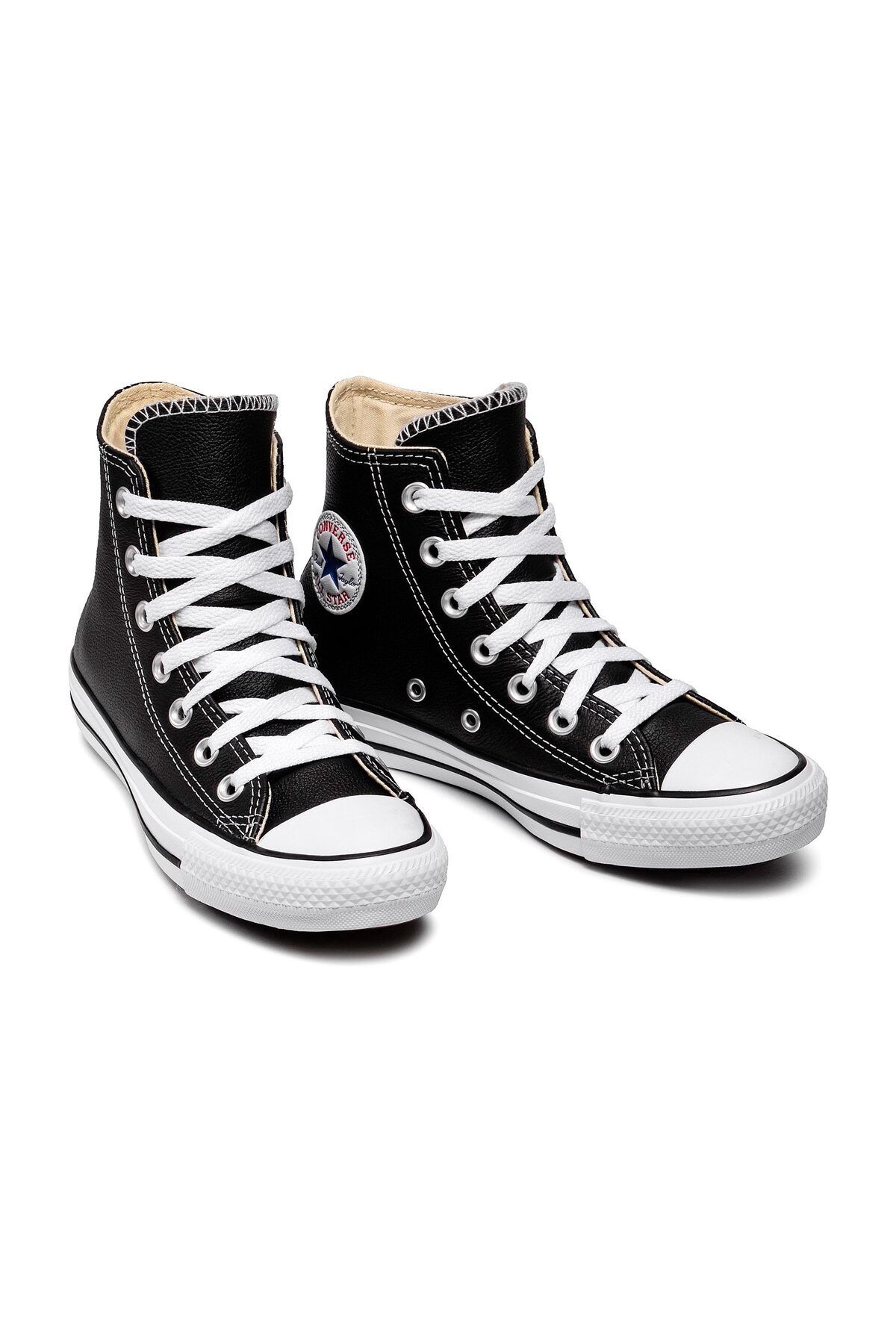 converse-Chucks AS Hi Classic Lea 132170 C - Adidași noi I-Robot 1S581 Leder Schwarz 5