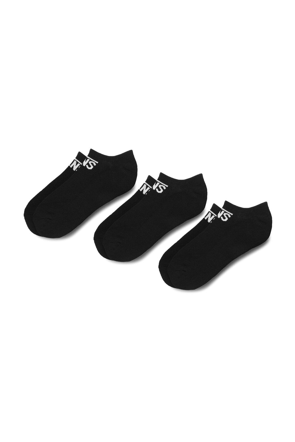 Vans-000Xssblk1-R Classic Kick - Мъжки черни чорапи (6.5-9, 3Pk) 2
