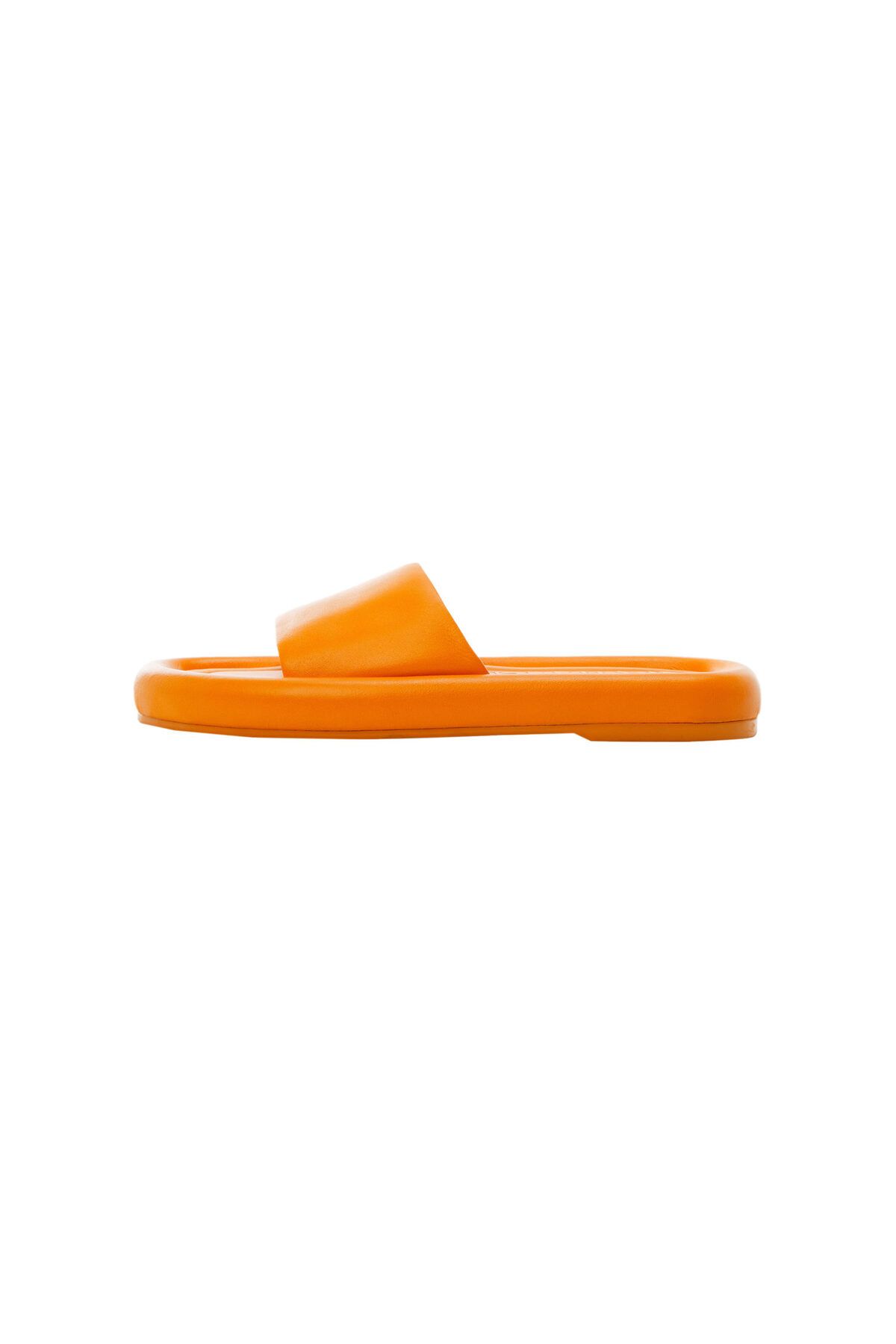 MANGO-Γυναικεία κίτρινα σανδάλια 57000345 2