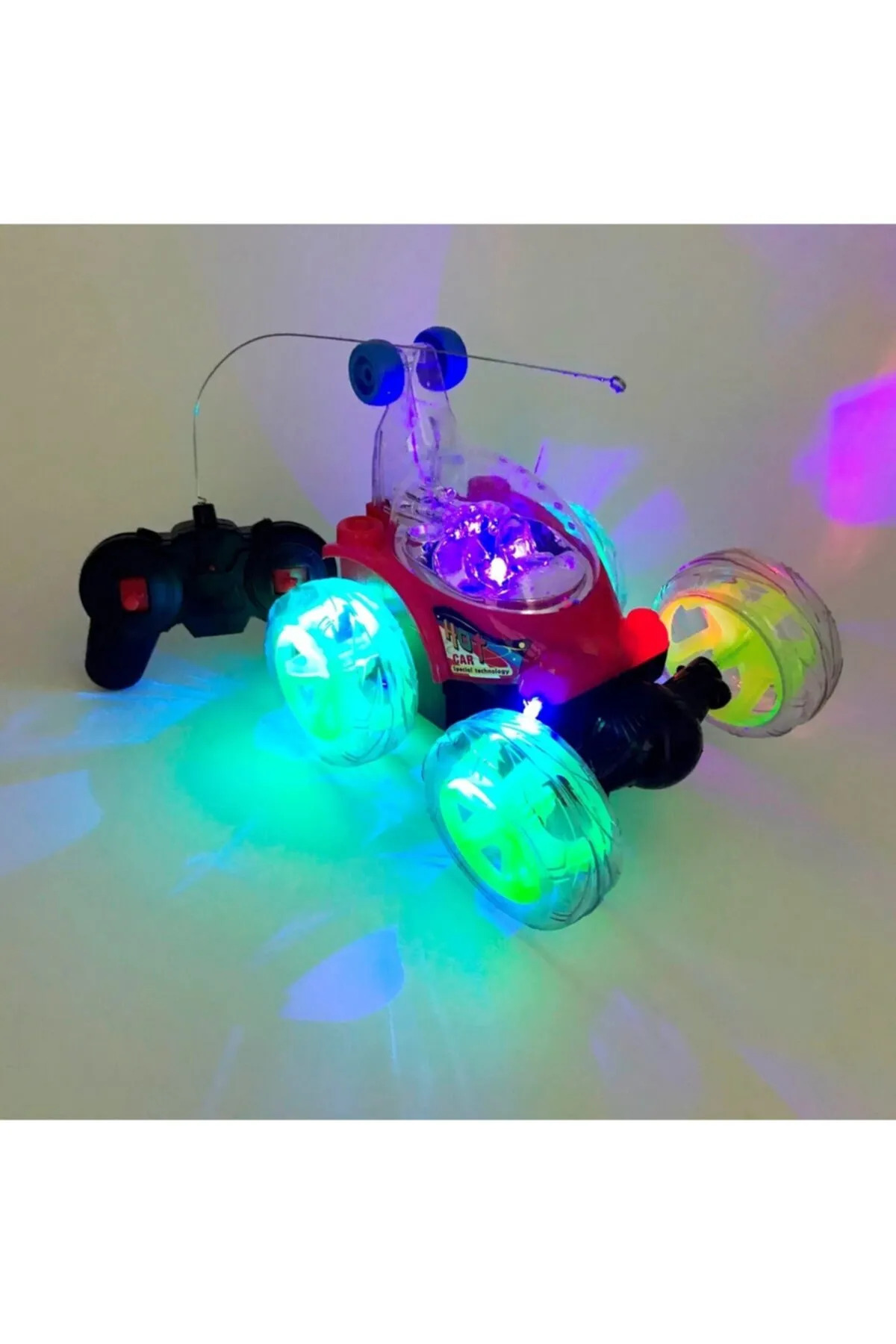 Genel Markalar Işıklı Çılgın Akrobat Uzaktan Kumandalı Araba M10 fotoğrafı 3 (önizleme)