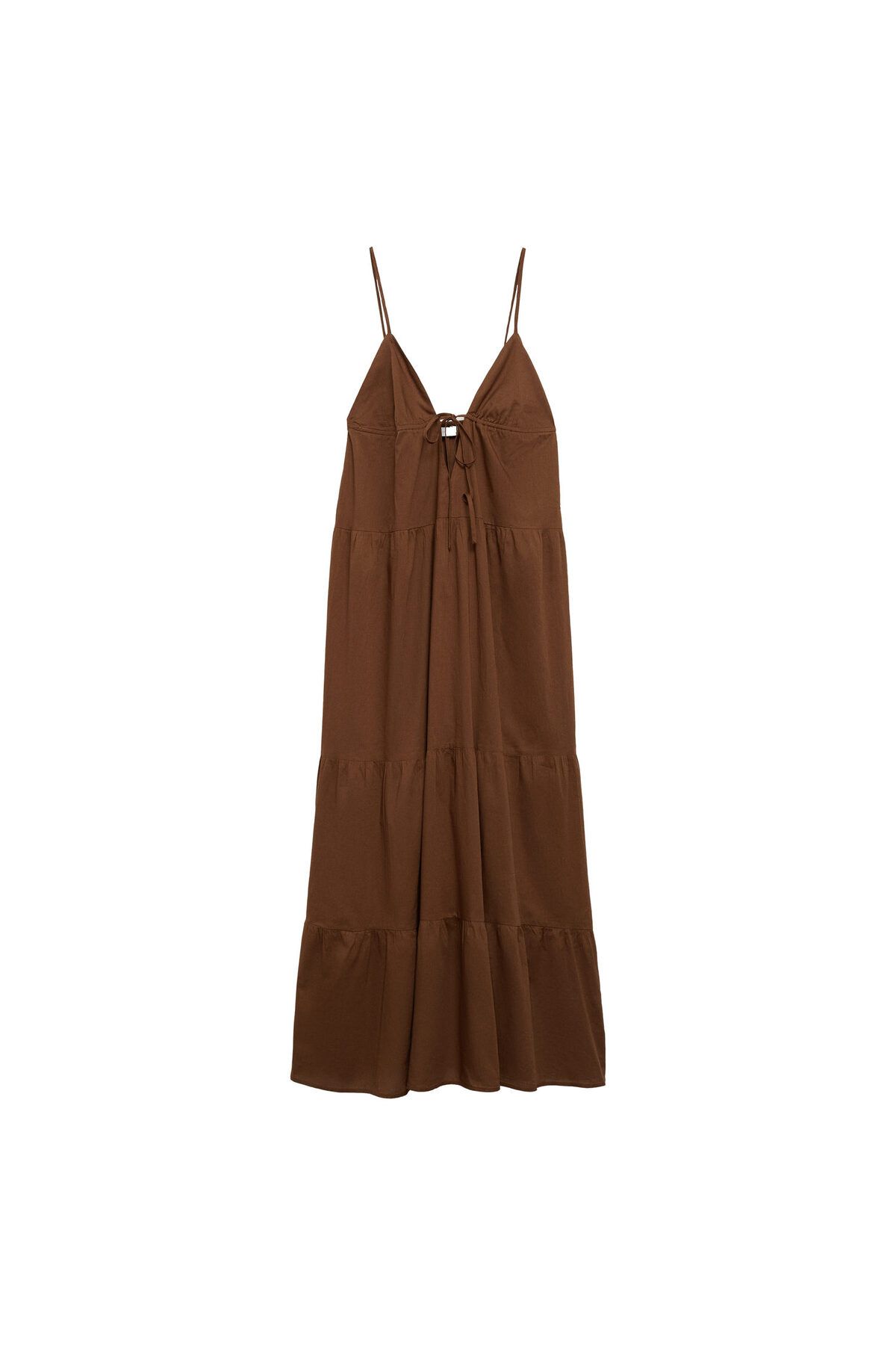 MANGO-Brown Women's Dress 67009235 2