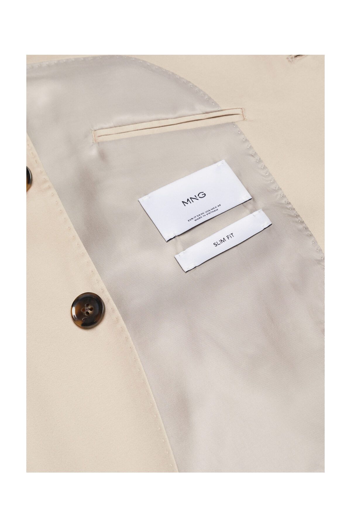 MANGO Man-Slim fit cotton blazer 6