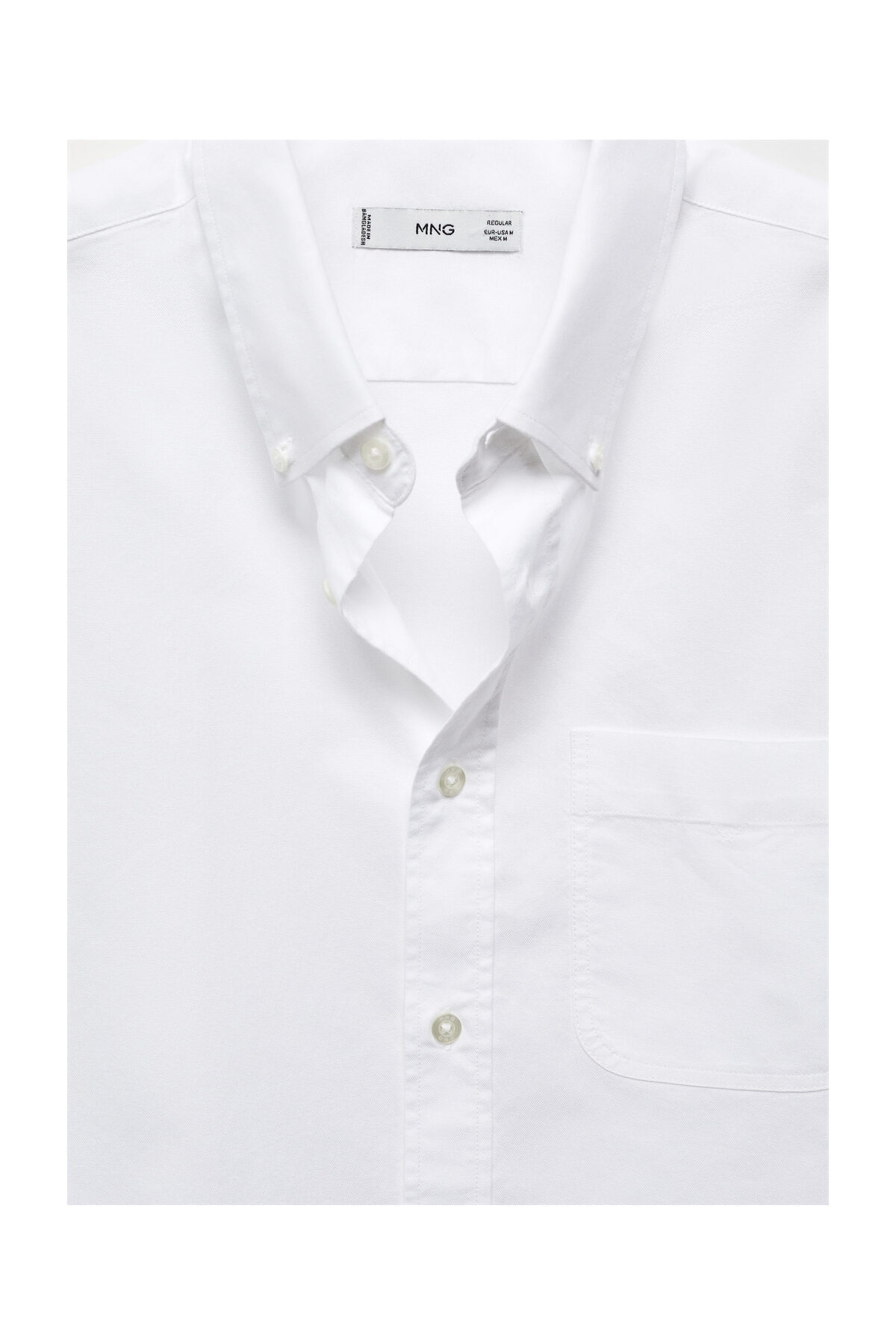 MANGO Man-Regular Fit Oxford-Baumwollhemd 10