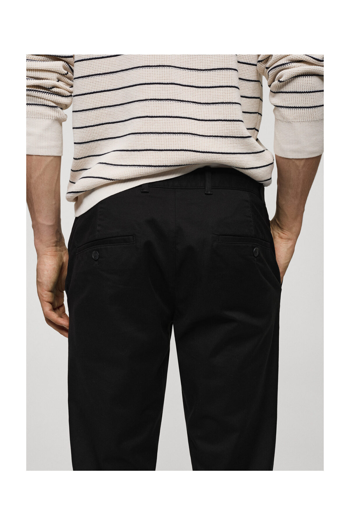 MANGO Man-Kalhoty Slim fit serge chino 5