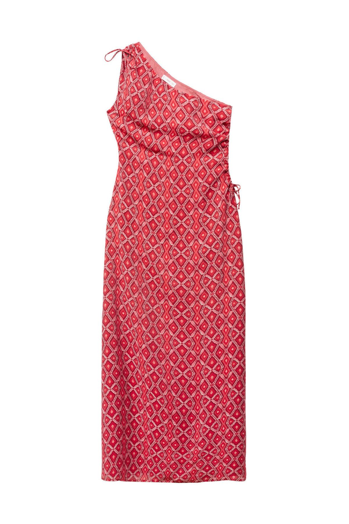 MANGO Kids-Rochie asimetrica imprimata 2