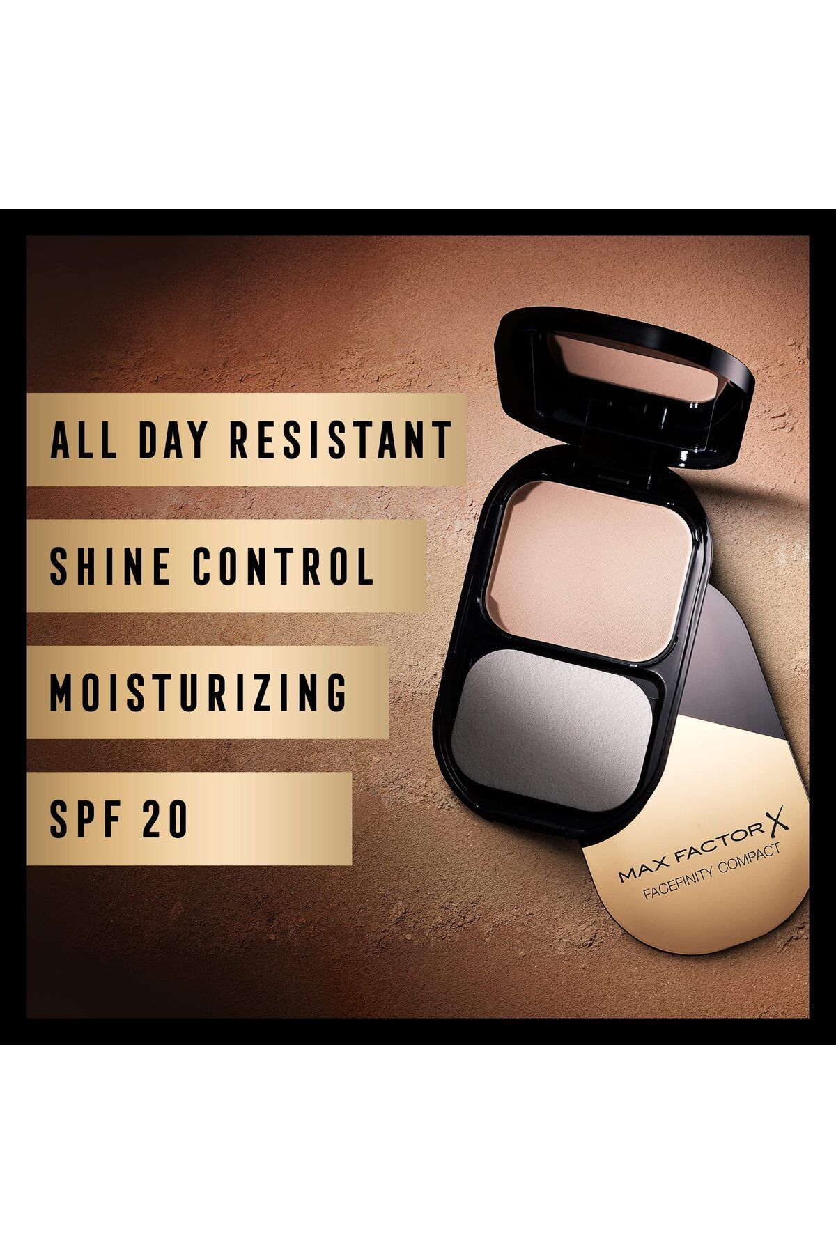 Max Factor-Facefinity SPF 15 No. 08 Compact Foundation, Toffee 4