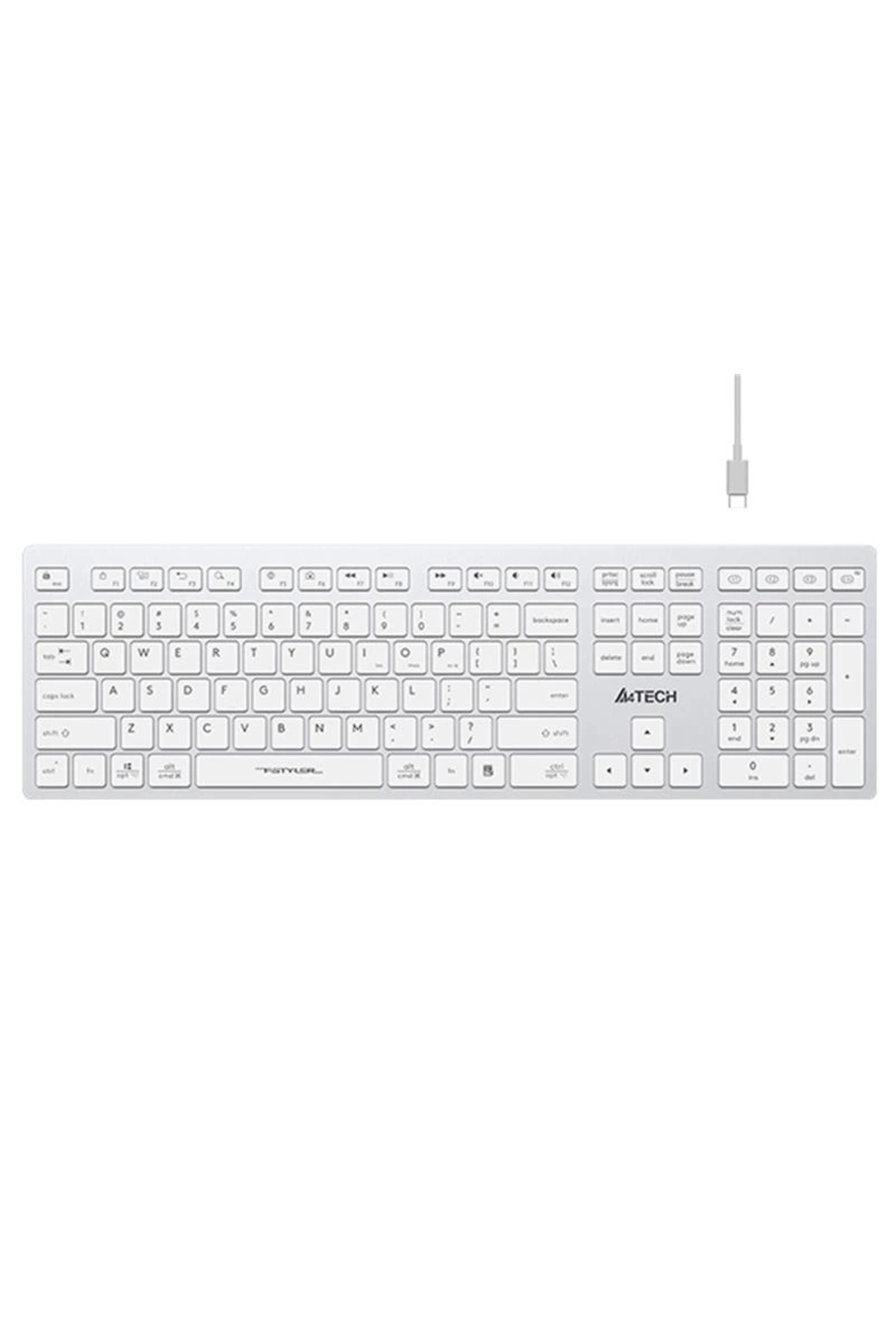 Ontech - Fbx50c Beyaz Bluetooth 2.4g Nano Mm Sarj Edılebılır Kablosuz Klavye