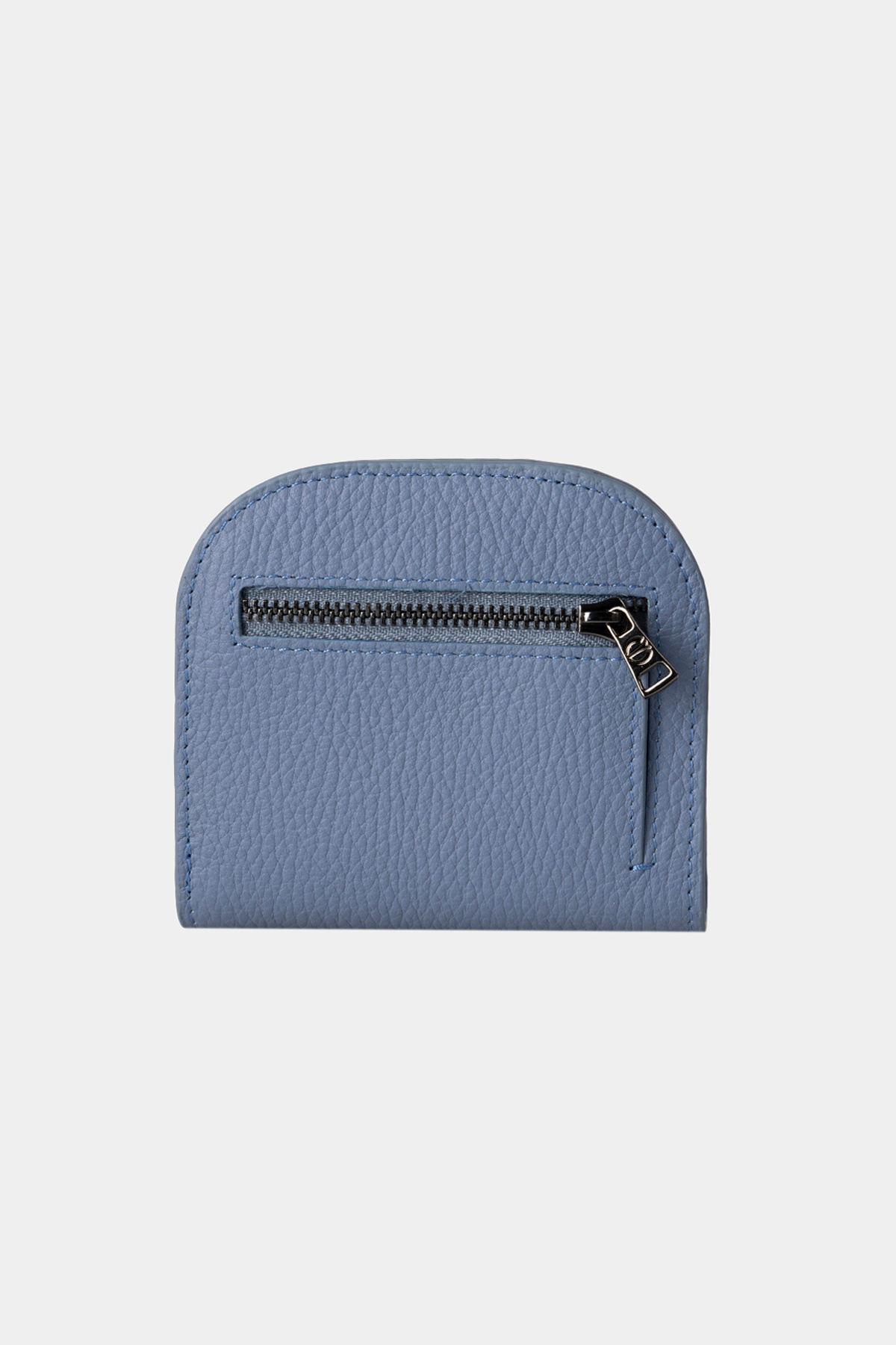 Grande-2817 Portofel Minimal Design Oval din Piele Veratică Flother Ice Blue 8