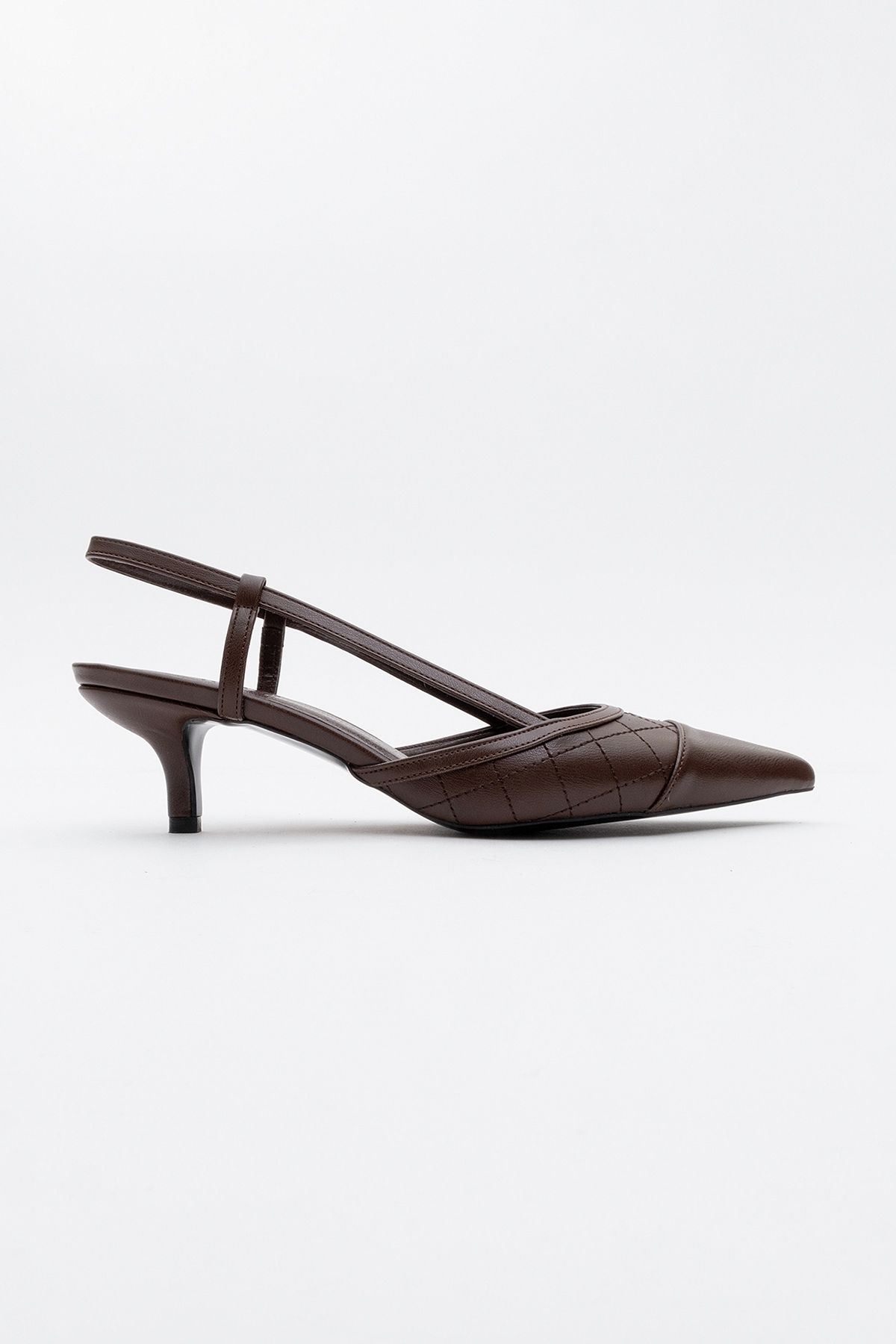 Luvi-Point Brown Women's Heeled Shoes 5