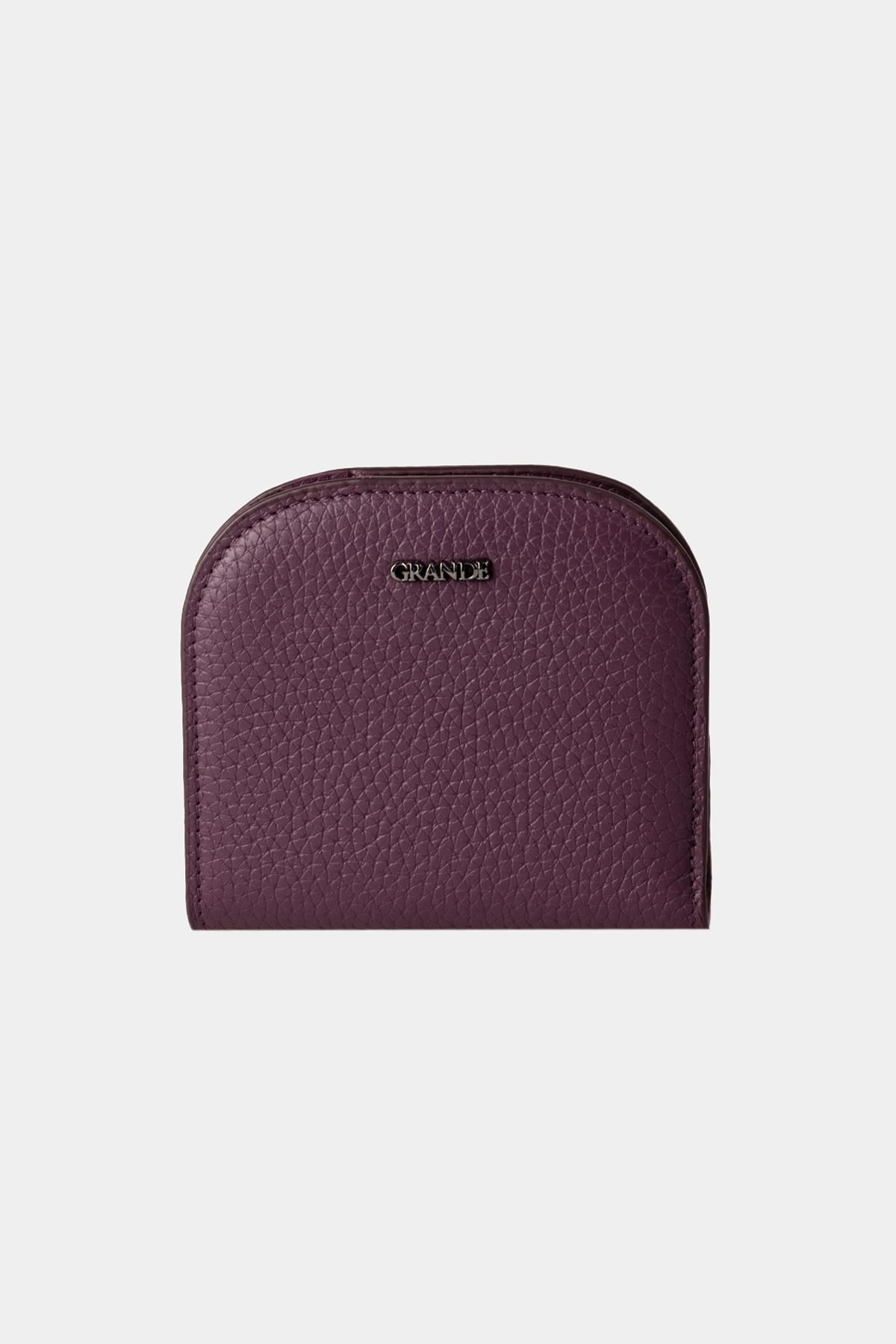 Grande-2817 Minimal Wallet - Genuine Leather, Oval Design 4