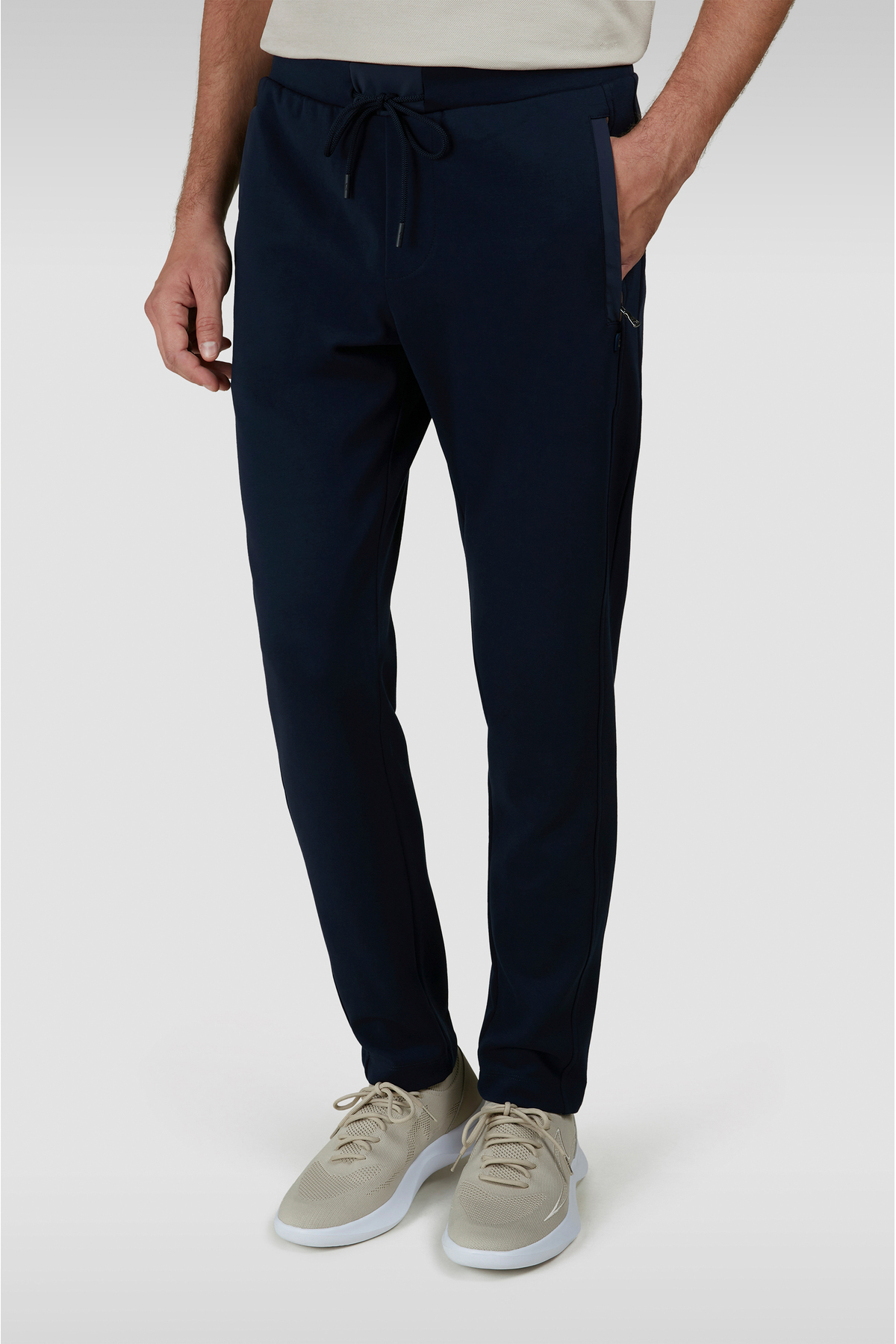 پال اند شارک شلوار مردانه معمولی، کمر کشی، دمپا گشاد، سرمه‌ای، کد ۲۵۴۱۱۸۲۳-۰۱۳