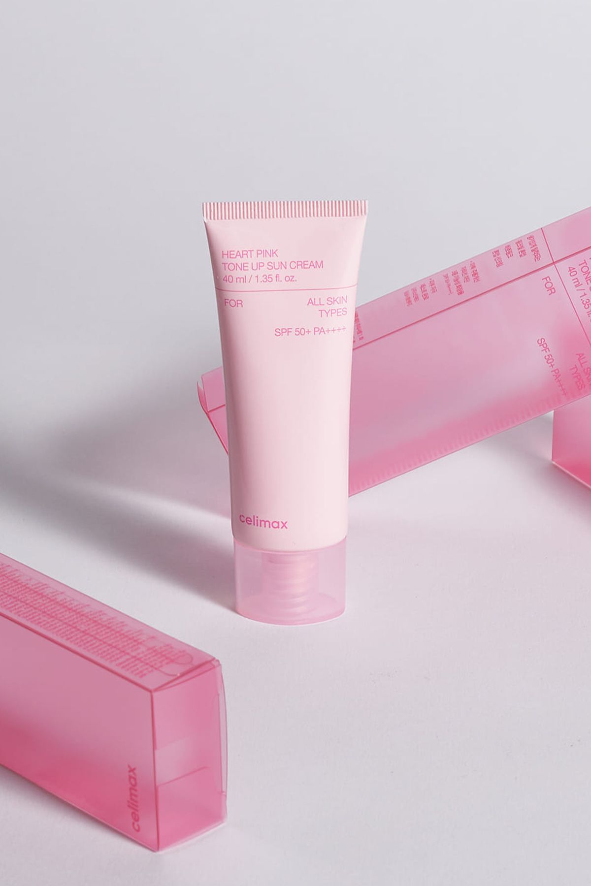 Celimax-Pink Tone-Up Sunscreen Cream - Heart Pink Spf Pa (Vi̇oni̇ne) 5