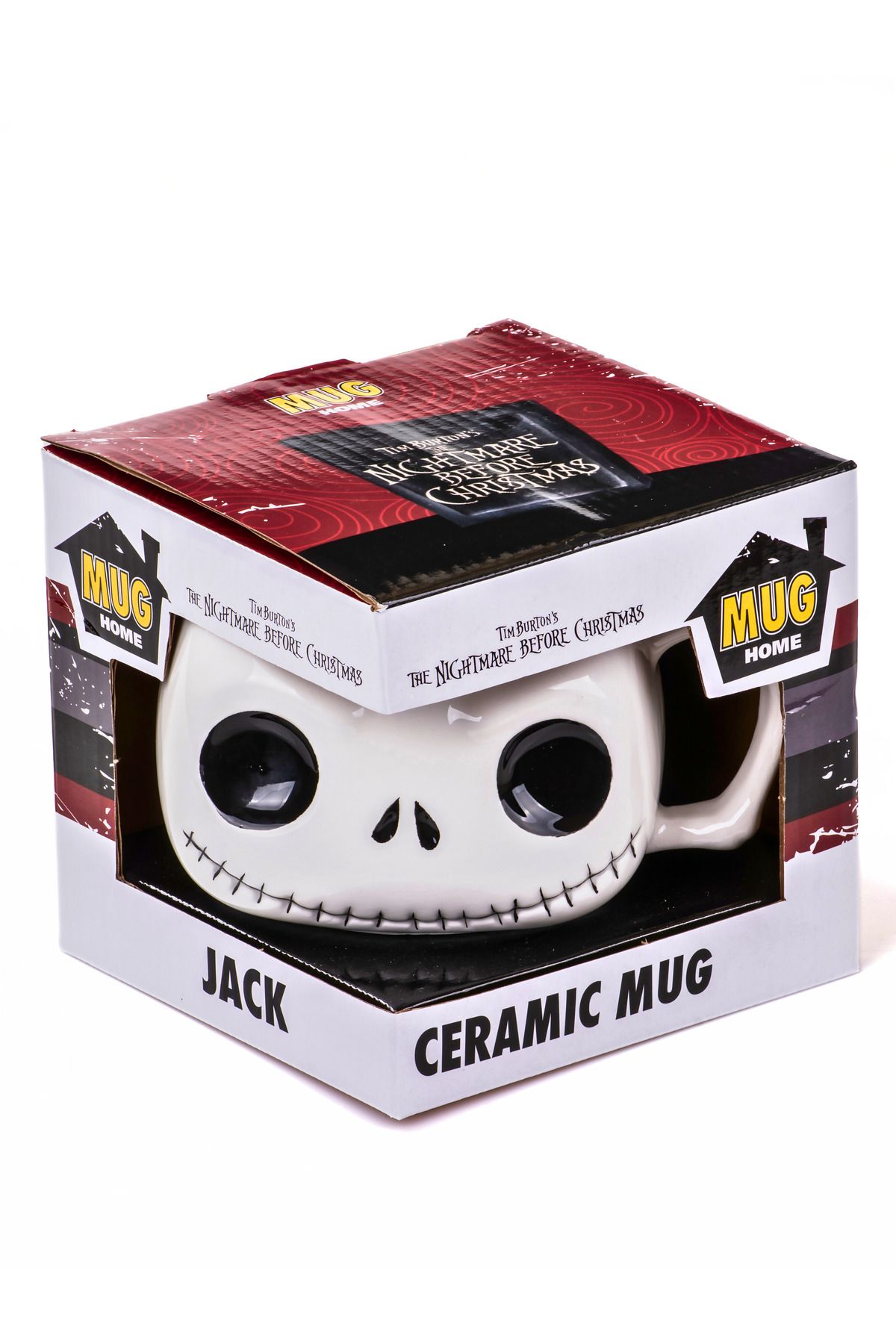 MUKKO HOME-3D Jack Skellington Porcelain Mug - 450ml, the Nightmare before Christmas Themed, Gift Boxed 6