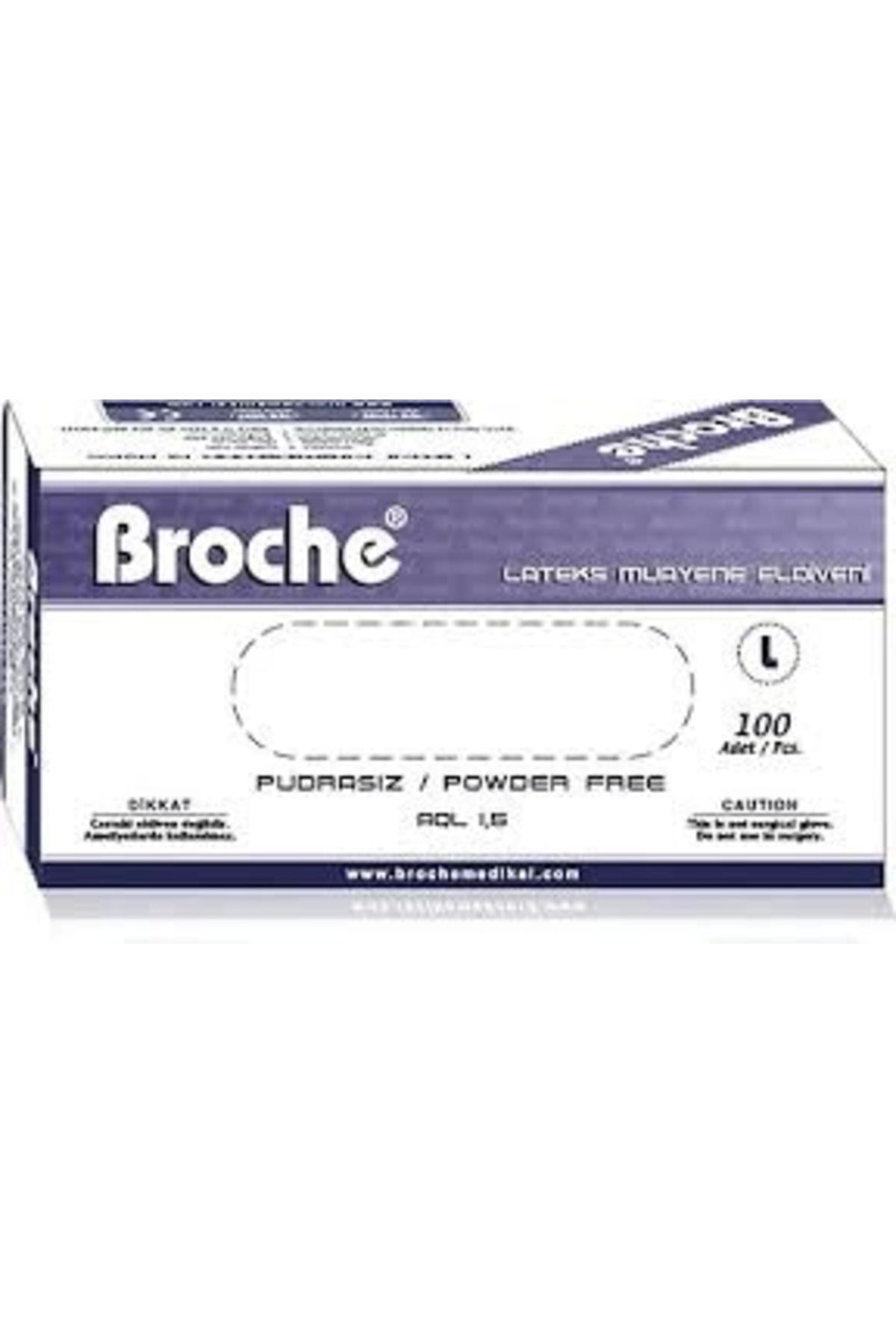 Lokal Marketing Broche Muayene Eldiveni Pudrasız Large - LKM1855-6653