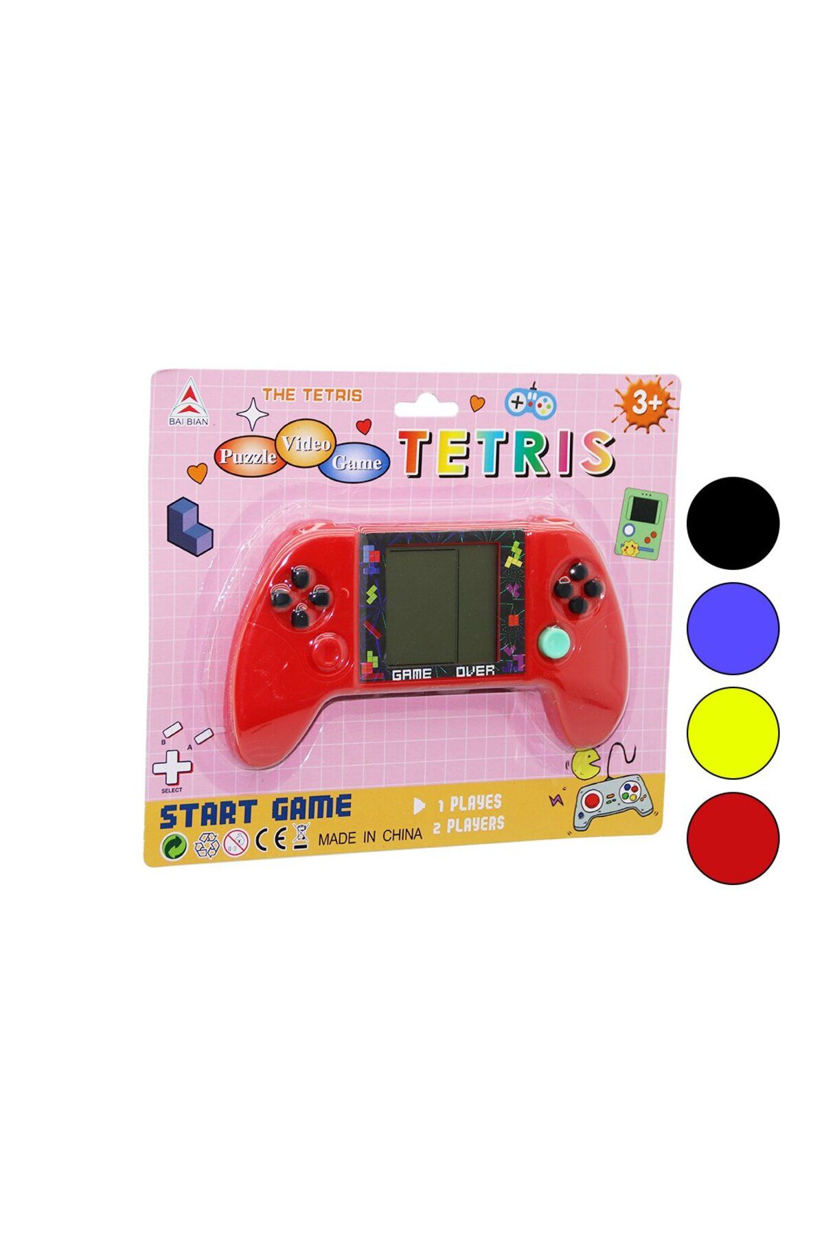 Oneol Yayınevi-Tetris Electronic Game Console Brick Game with Level-Score Display 1