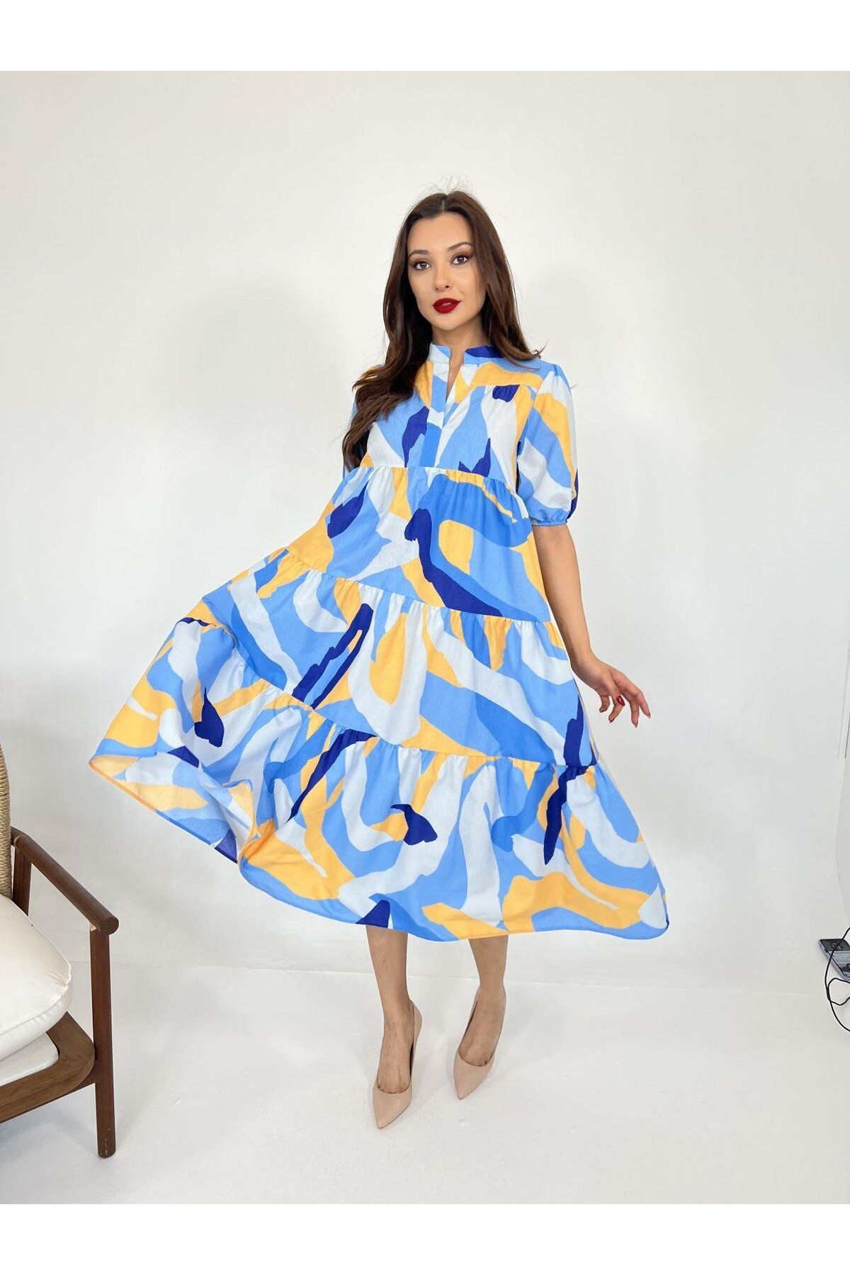 velmorafashion 5522 ELBİSE-FERRARA