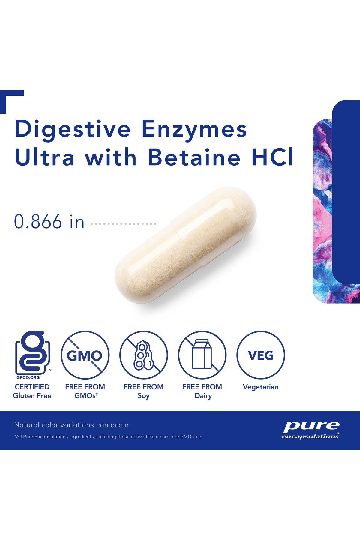 Pure Encapsulations-Digestive Enzymes Ultra with Betaine HCl - Vegetarian Protein, Carb, Fiber, Dairy Support - 90 Caps 3