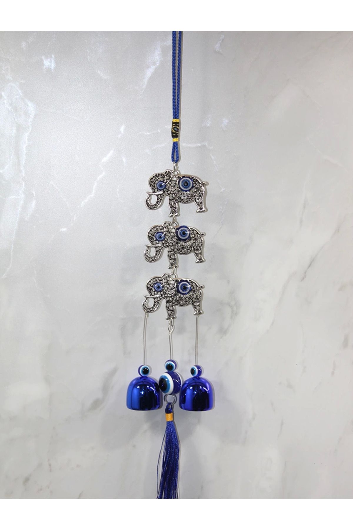 mycarmella Metal Nazar Boncuğu Çan Alk3503 - VHT7493-7777