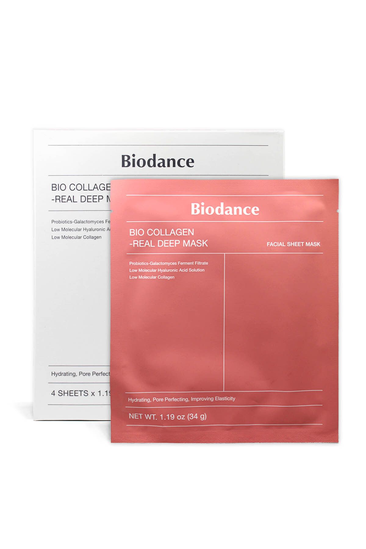 Royues Biodance Collagen Real Deep Mask, Nemlendirici Yüz Maskesi, Cam Cilt Kore Maskesi, Made in KOREA