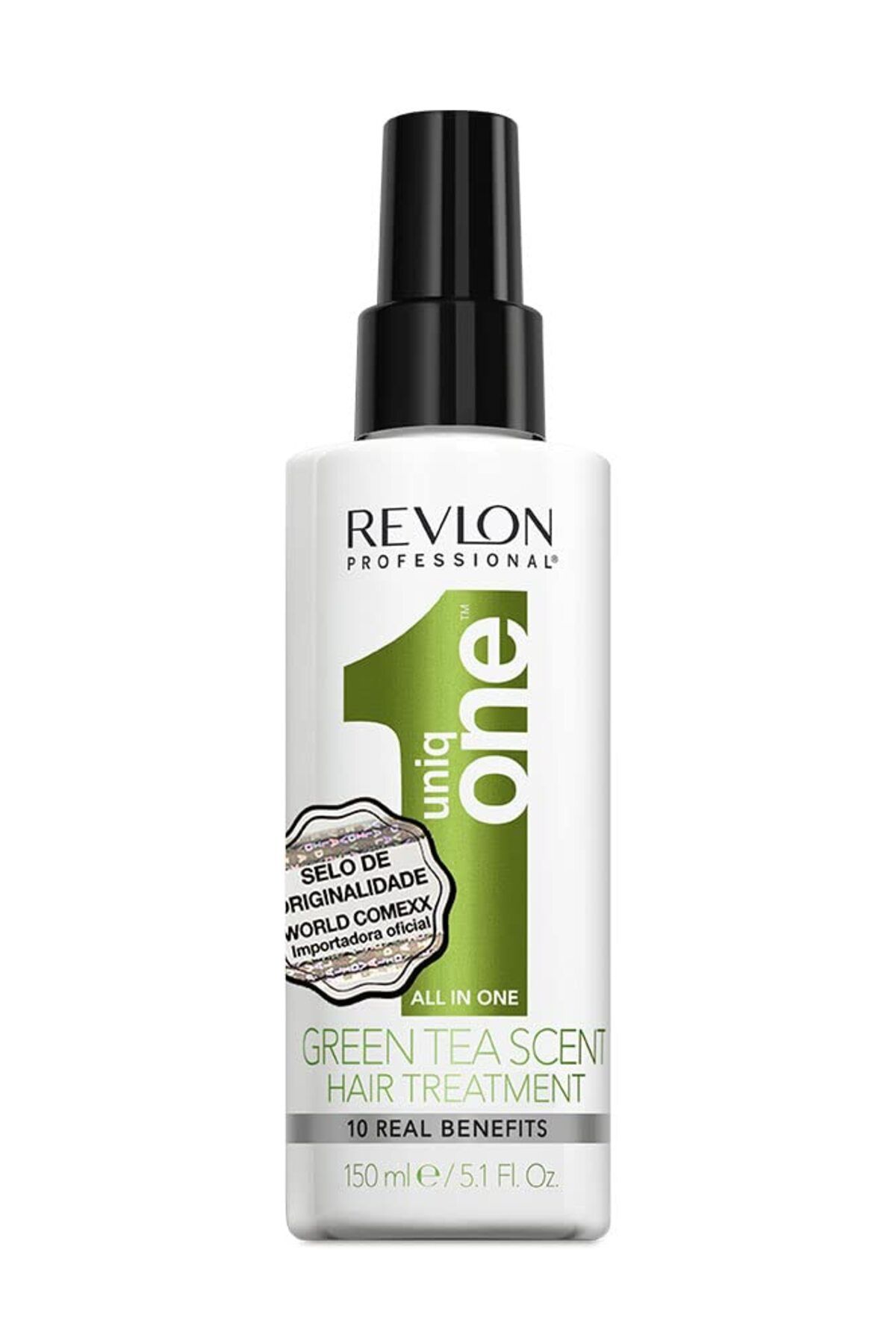 Revlon Professional-Revlon Uniq One Hair Treatment, Moisturizing Leave-In, Repair for Damaged Hair, Green Tea 150 ml 1