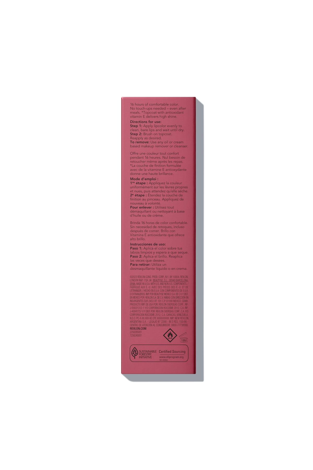 Revlon-Liquid Lipstick & Gloss, ColorStay Overtime, Dual Ended, 005 Infinite Raspberry, 0.07 Fl Oz 9