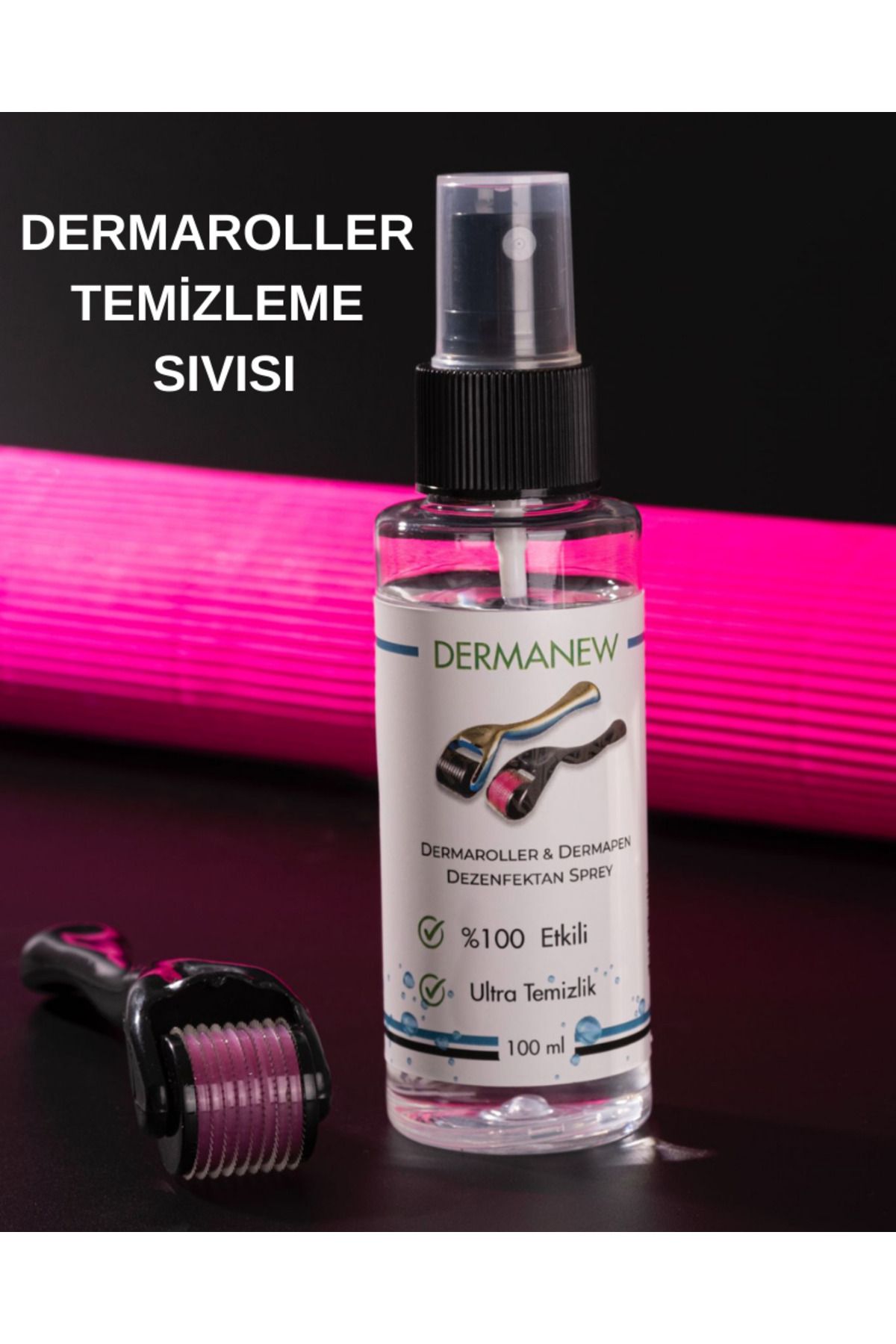 dermanew hair Dermanew - Dezenfektan sprey- Dermaroller , Dermapen Dezenfektan Sıvısı 100 Ml