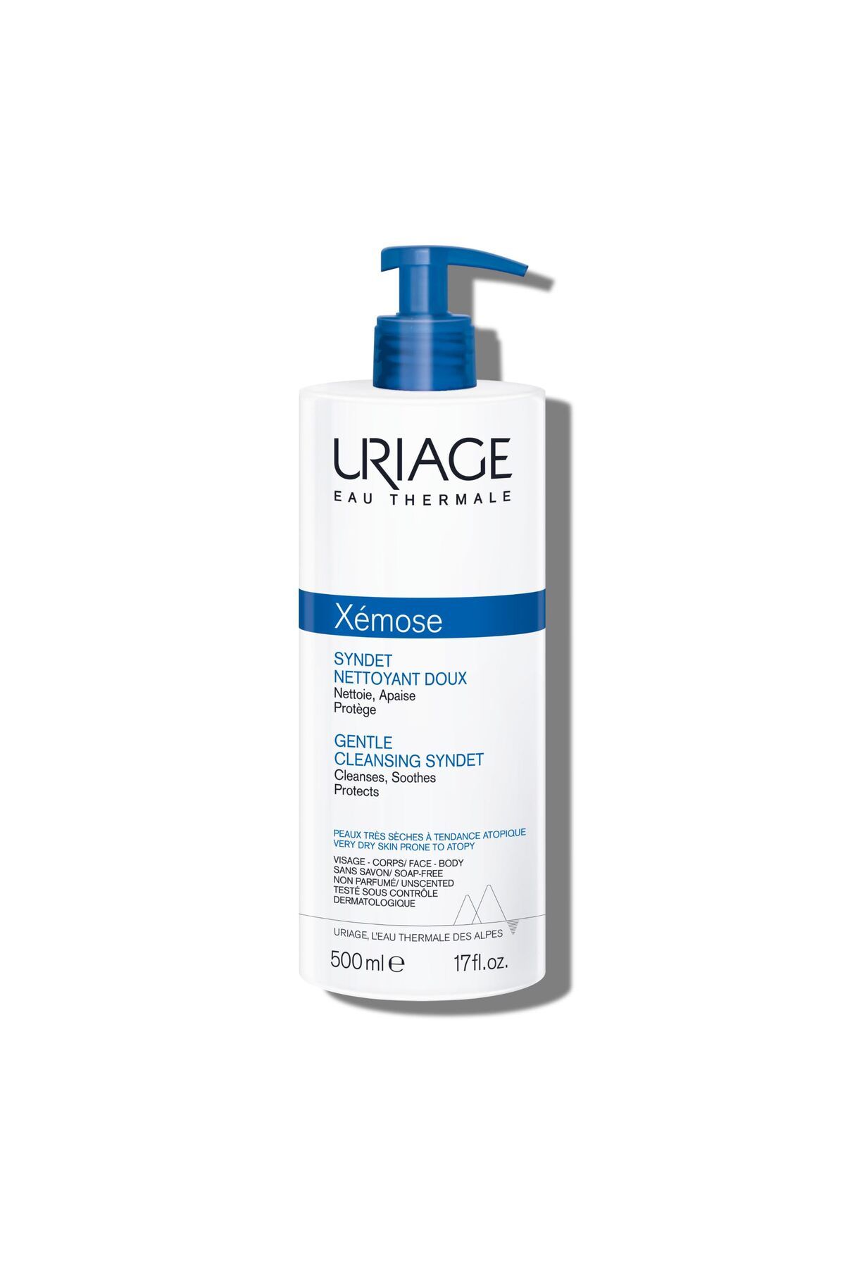 Uriage-Xémose Face & Body Wash for Dry Skin | Extra-Gentle Foaming Cleanser, Fragrance & Soap-Free 1