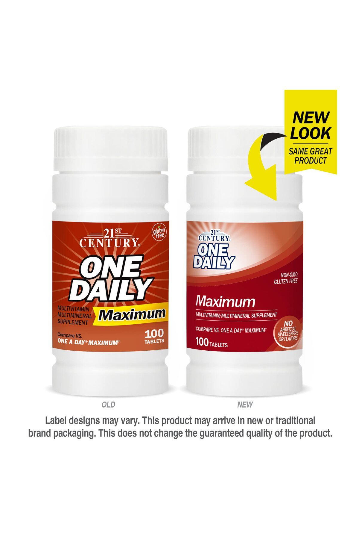 21st Century-One Daily Maximum Tablets, 100 Count (Pack of 3) 3