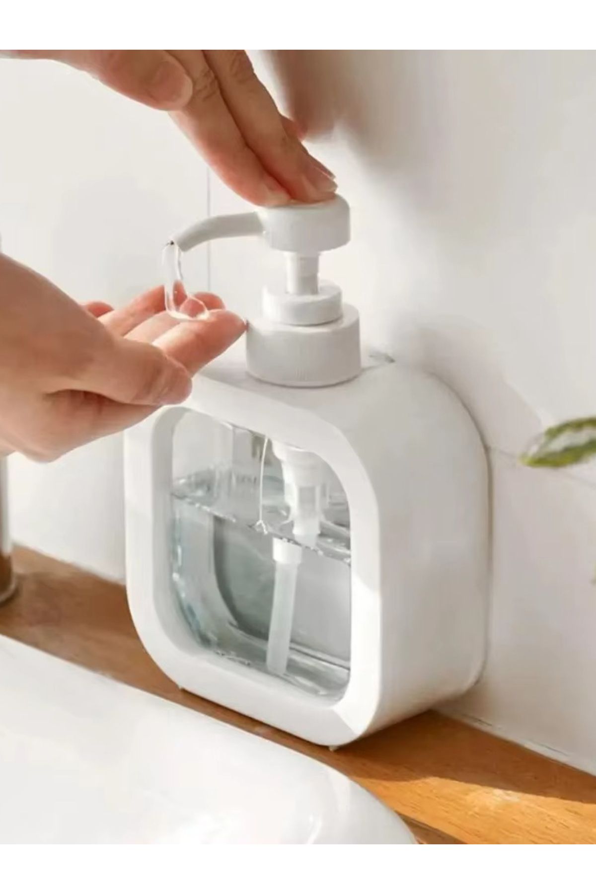 MUKKO HOME-500 ml Countertop Rectangular Liquid Soap Dispenser – Stylish and Practical Design! 3