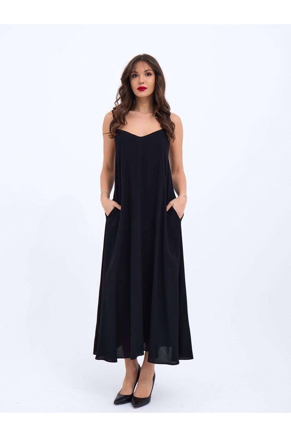 Deridün Yıldız Shoes 6250 ELBİSE-SİYAH