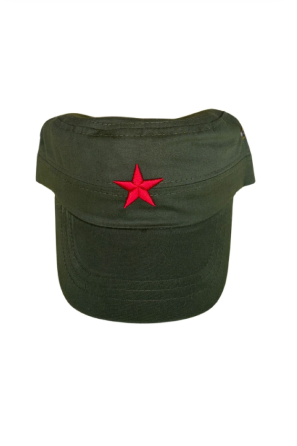 Mihos-Unisex Khaki Star Che Guevara & Fidel Castro Hat 2