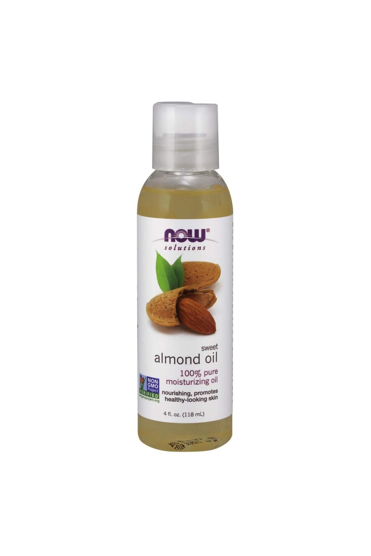 Now Foods-Sweet Almond Oil, 100% Pure Moisturizing, Promotes Healthy Skin, Unscented, 4-Ounce 1