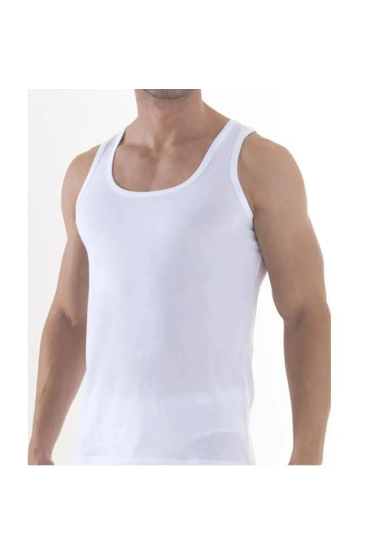 Anıt-6 Pieces Super Thin Men's Modal Lycra Suspender Undershirt 47% Cotton 47% Modal 6% Lycra 2