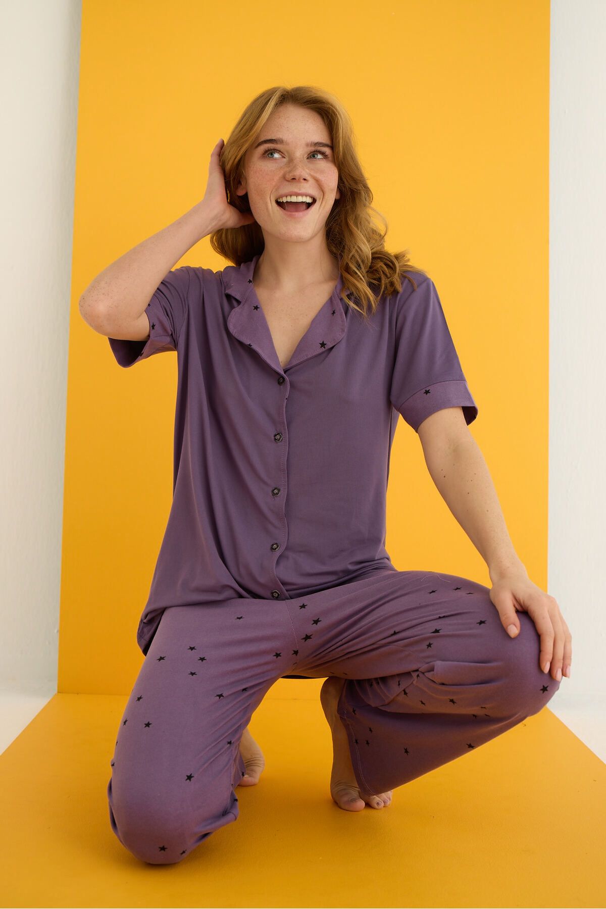 ELİTOL Bamboo Buttoned Pajama Set