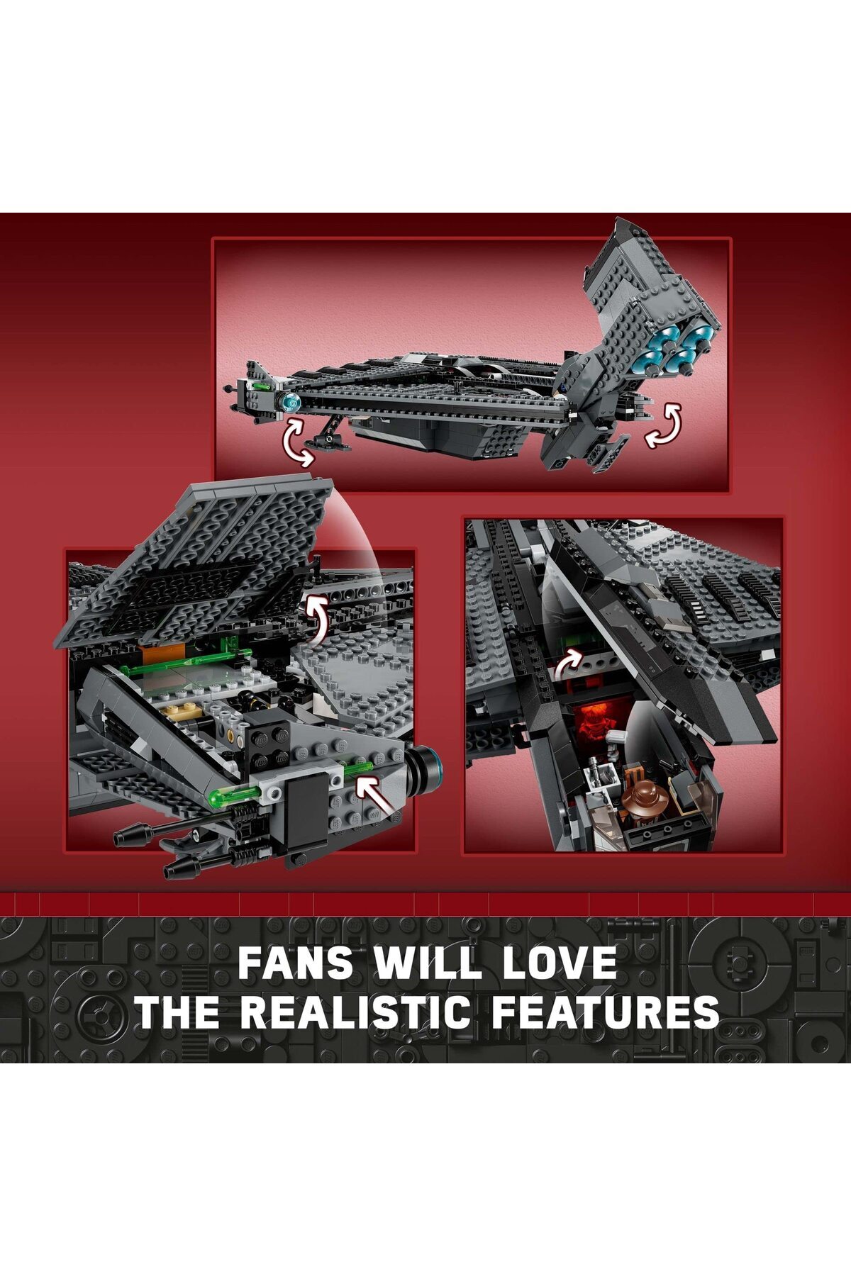 جنگ ستارگان The Justifier 75323، سفینهٔ فضایی قابل ساخت با کَد بین و تودو ۳۶۰، مجموعهٔ بد بَچ، هدیه برای کودکان