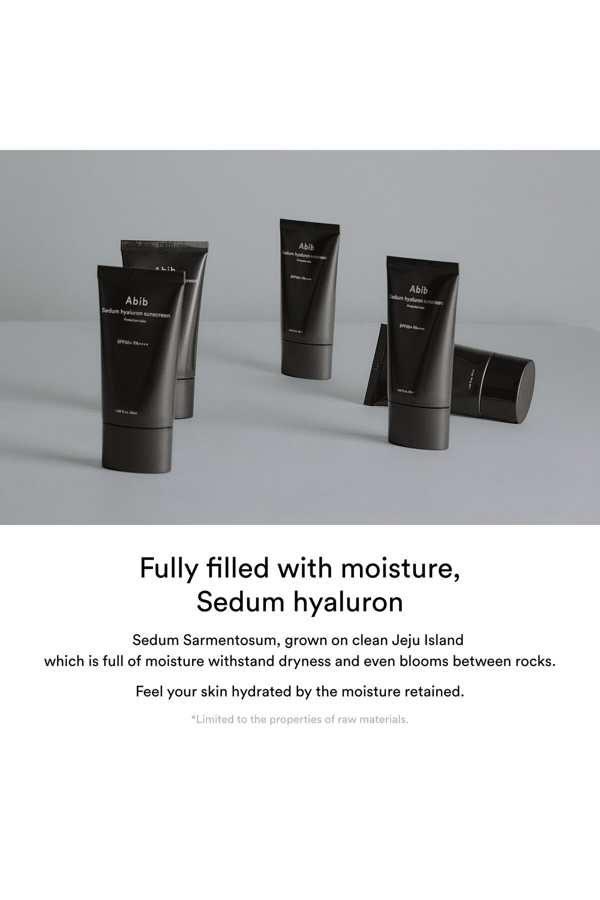 Abib-Sedum Hyaluron Sunscreen 50ml, Hydrating, Reef Safe, Non-Sticky, Sensitive Skin, Allantoin 2