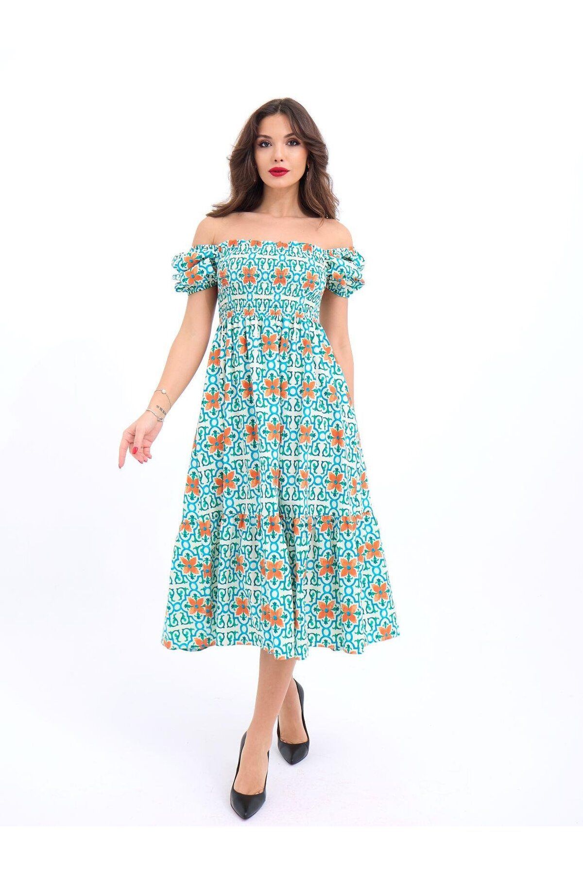 velmorafashion 5525 ELBİSE-İRLANDA