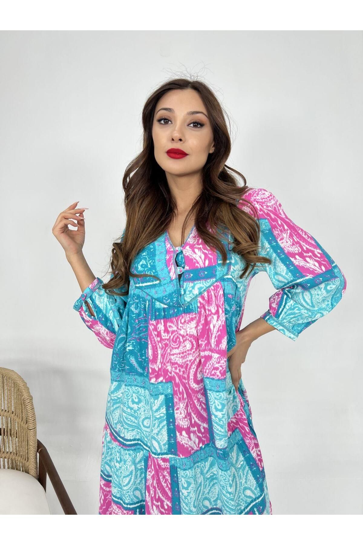 MRA Fashion 6367 ELBİSE-MİAMİ