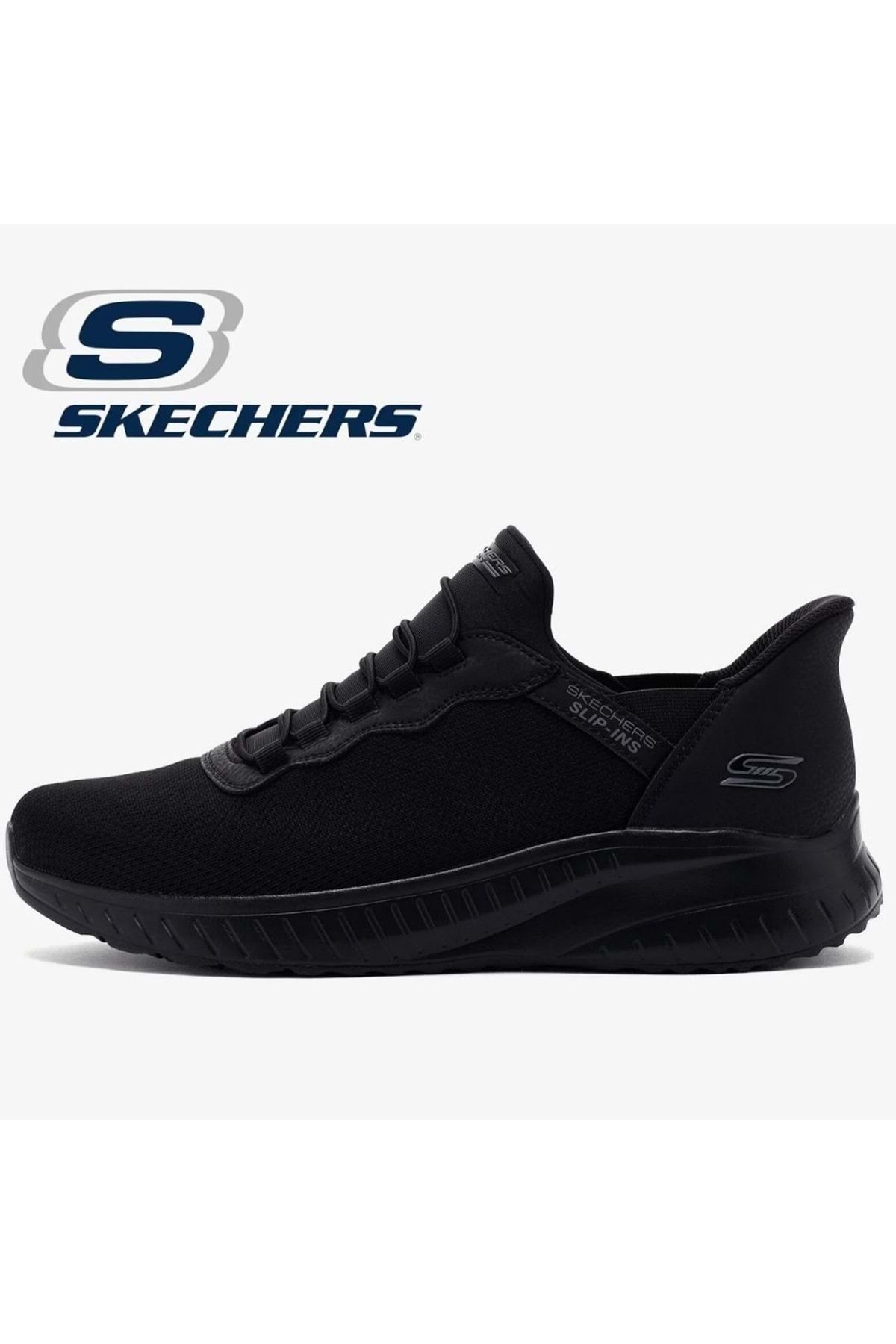 SKECHERS Bobs Squad Chaos - Daily Hype 118300 Erkek Spor Ayakkabı Siyah