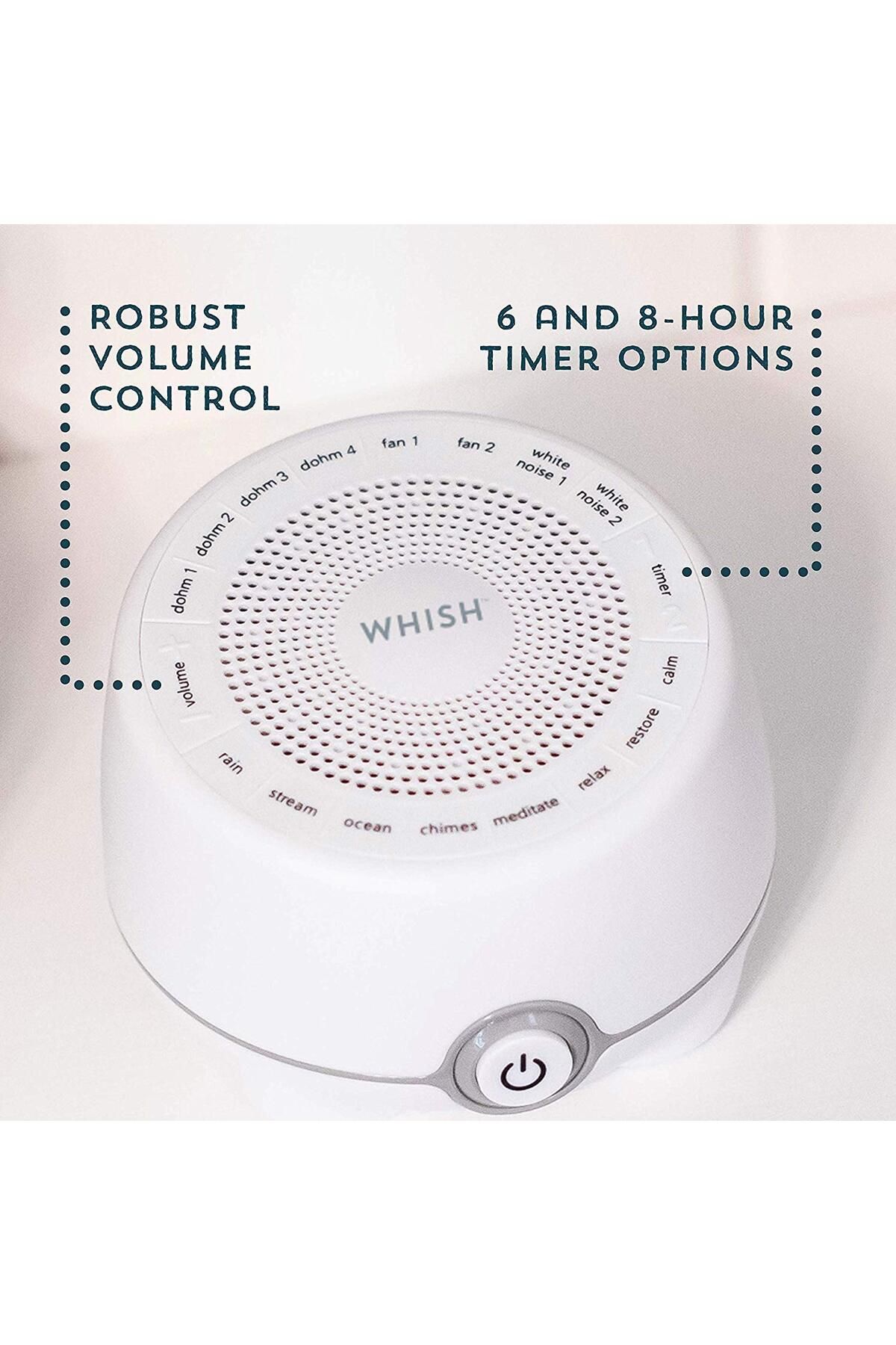 YogaSleep-Whish White Noise Machine, 16 Sounds, Volume Control, Compact, Sleep Aid for Baby & Adults 2