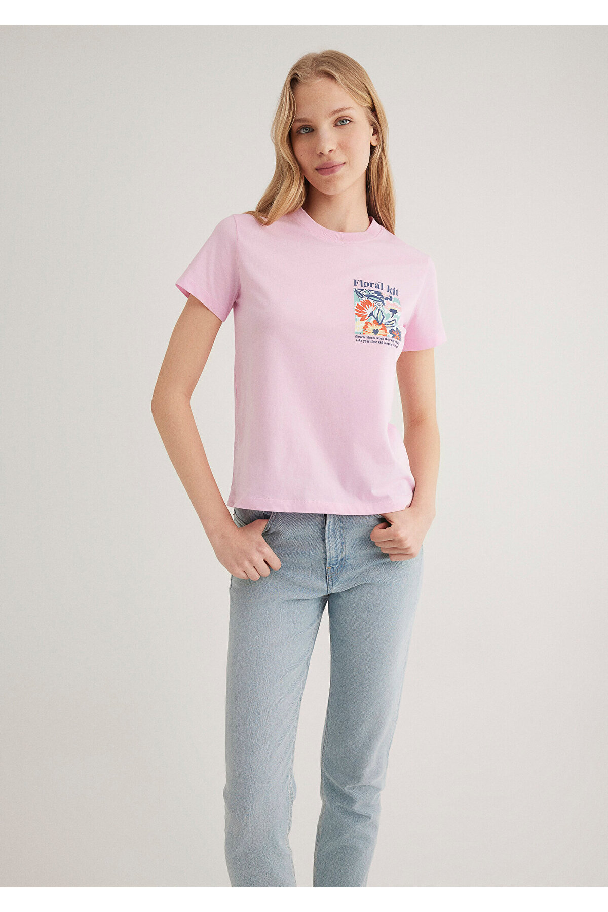 Mavi-Rosa T-Shirt mit Blumenmuster Slim Fit / Slim Fit 1612956 -71117 4