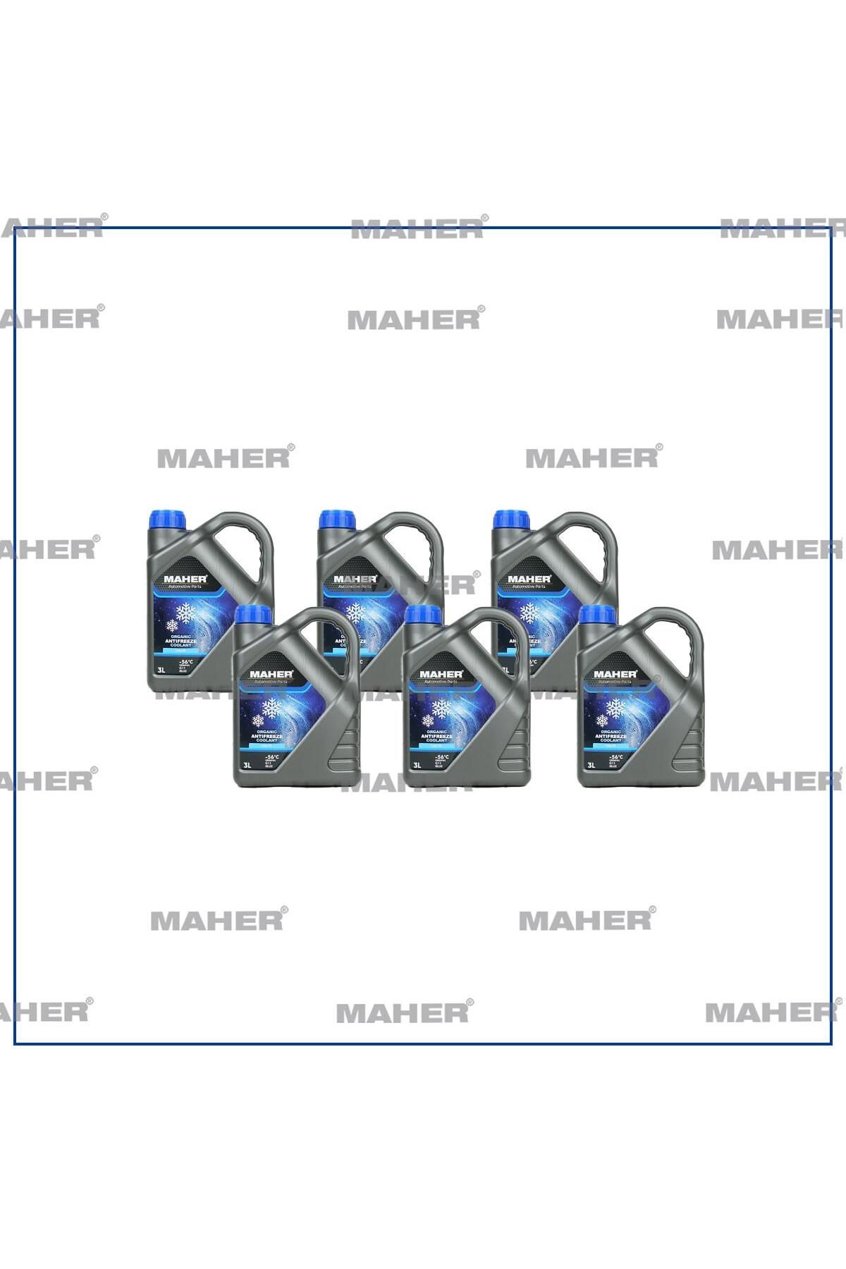 MAHER Antifriz Mavi Seri Inorganik -56° 3 Litre Mhr-23516