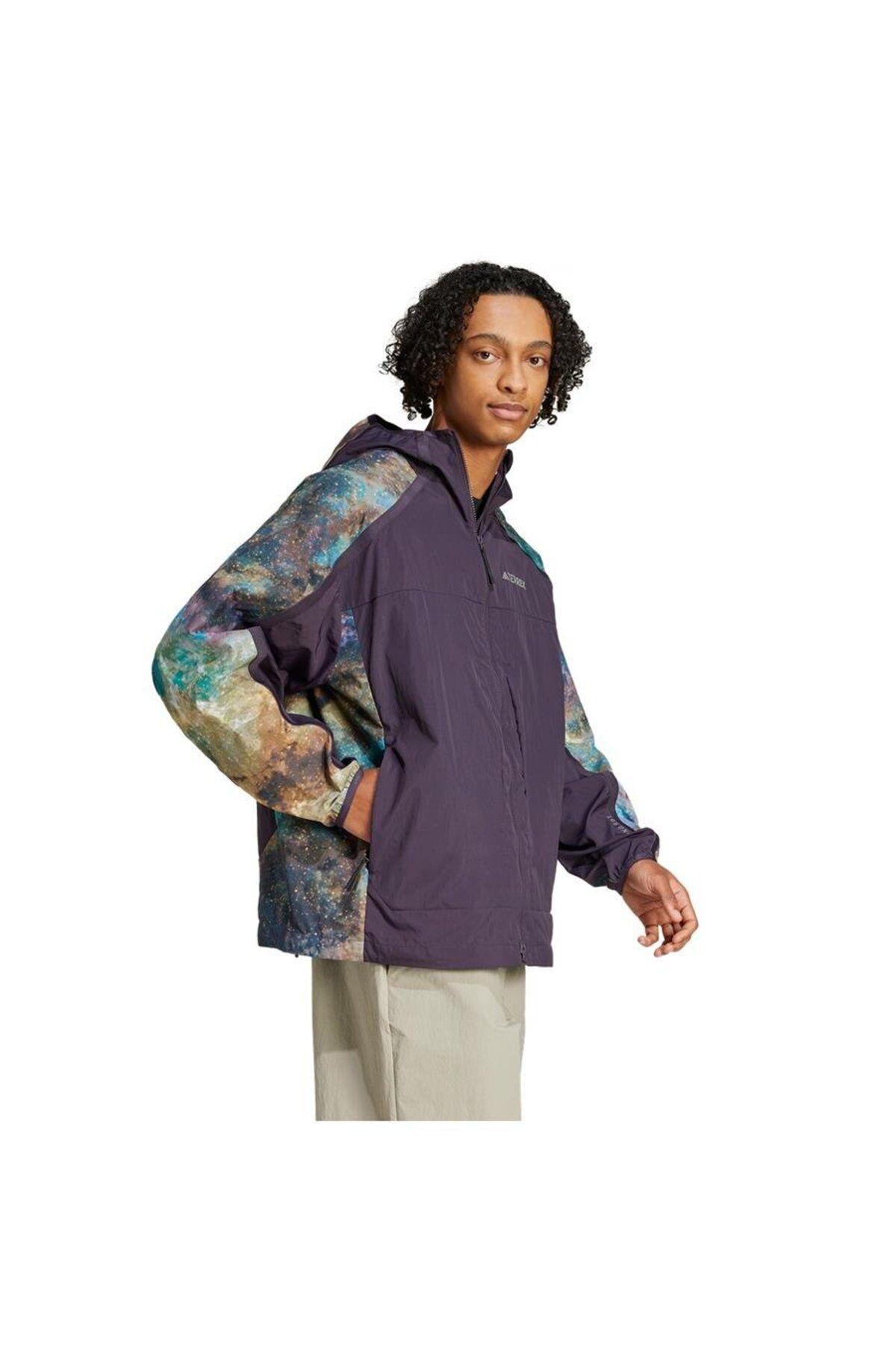adidas-Men's Purple Jacket Ng W.R Aop Jkt Jd5839 4