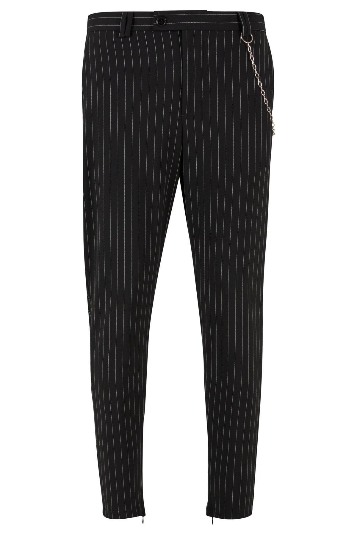 2Y STUDIOS-2Y Cropped Pants Nadelstreifen 1