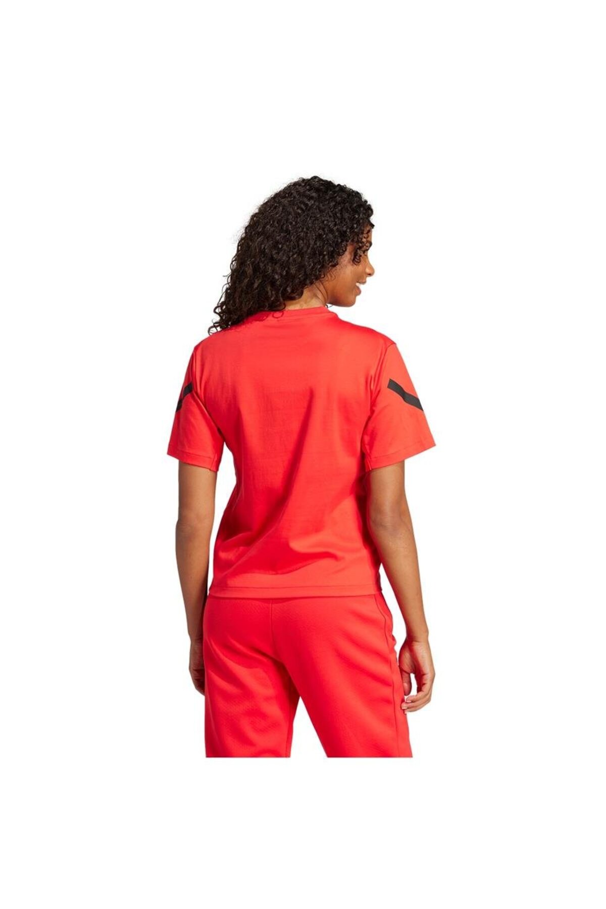 adidas-Women's Red T-Shirt W Z.N.E. Tee Jj4779 3