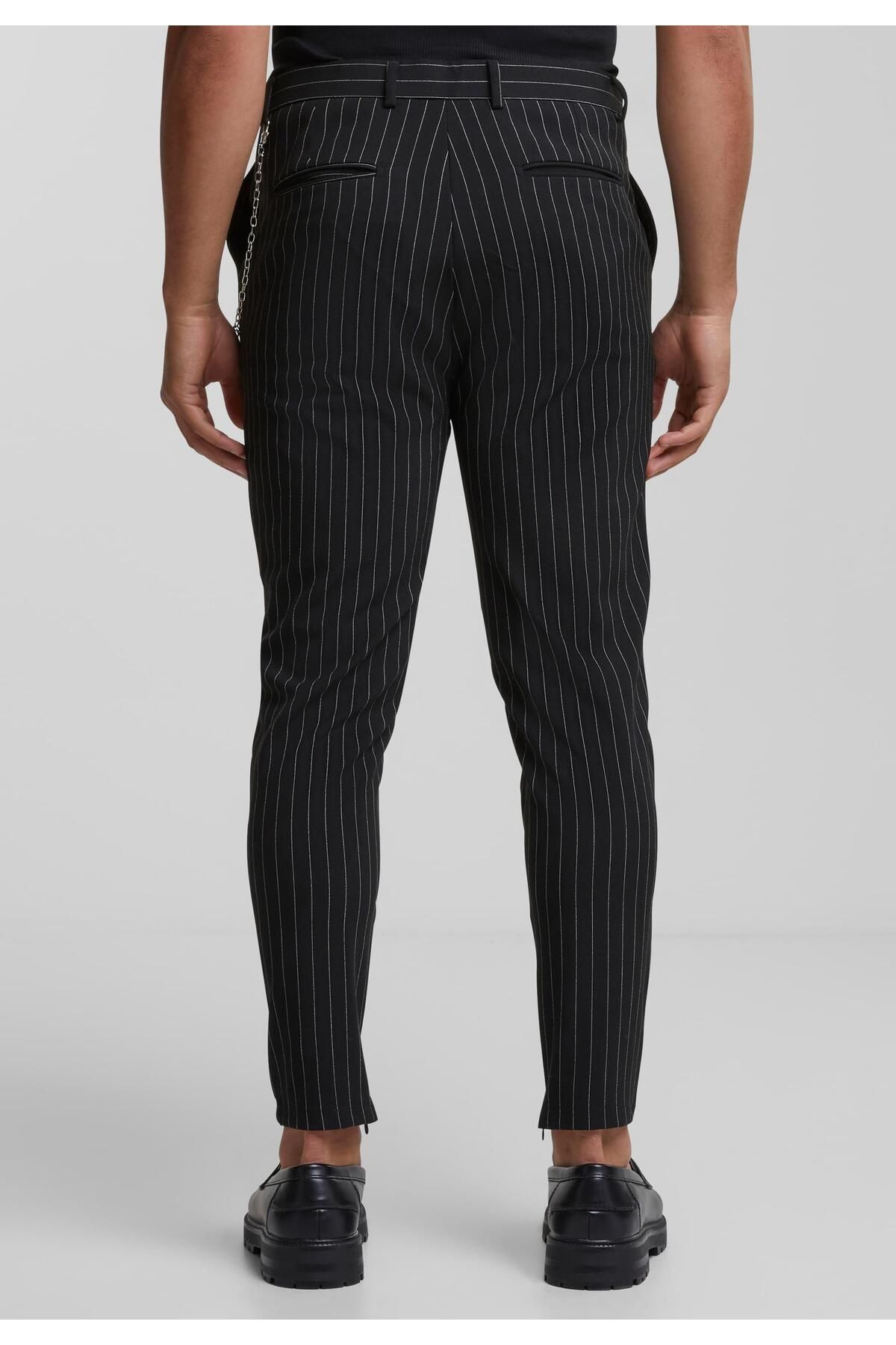 2Y STUDIOS-2Y Cropped Pants Nadelstreifen 5