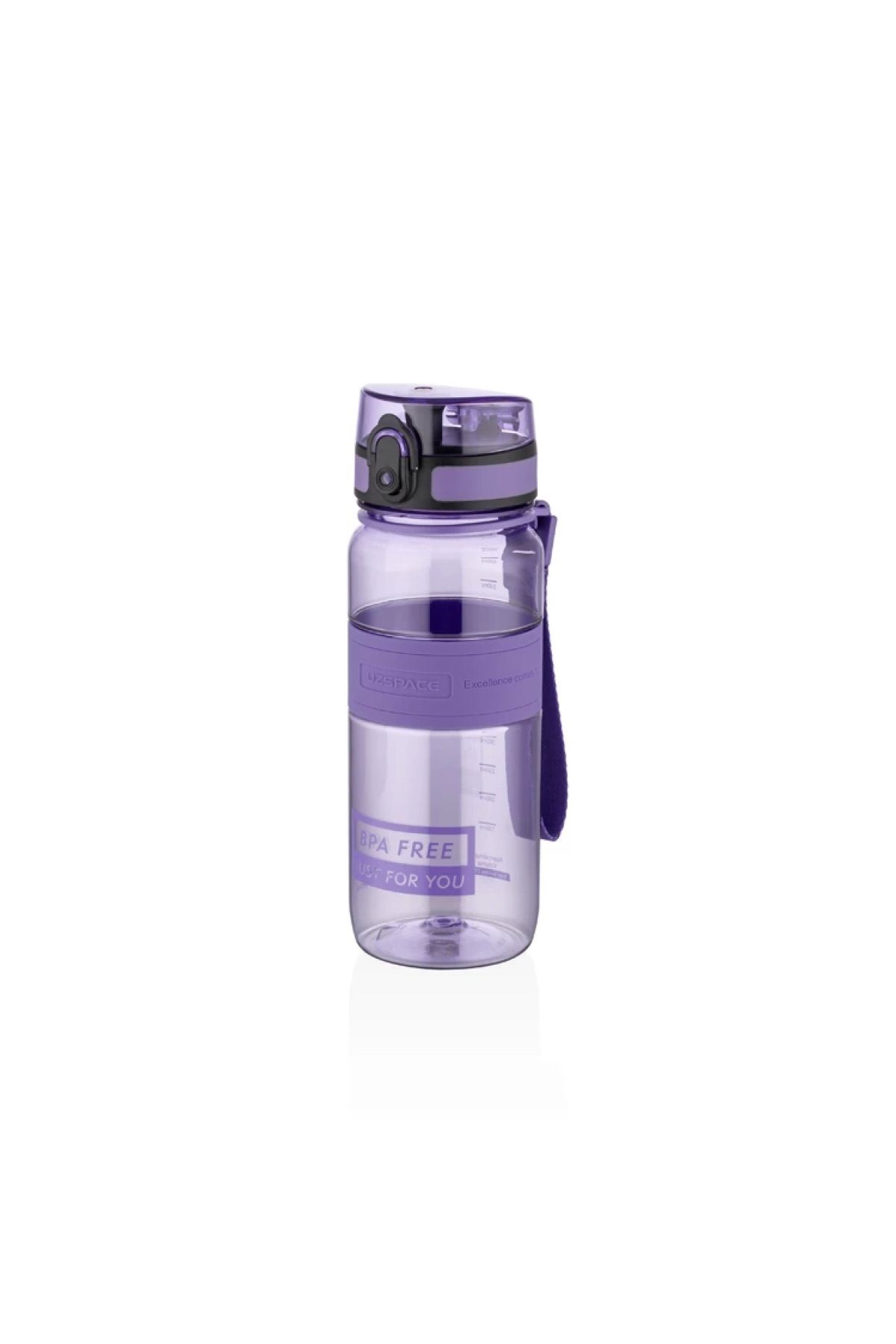 Uzspace-650 Ml Tritan Flask Green Iris Purple 1