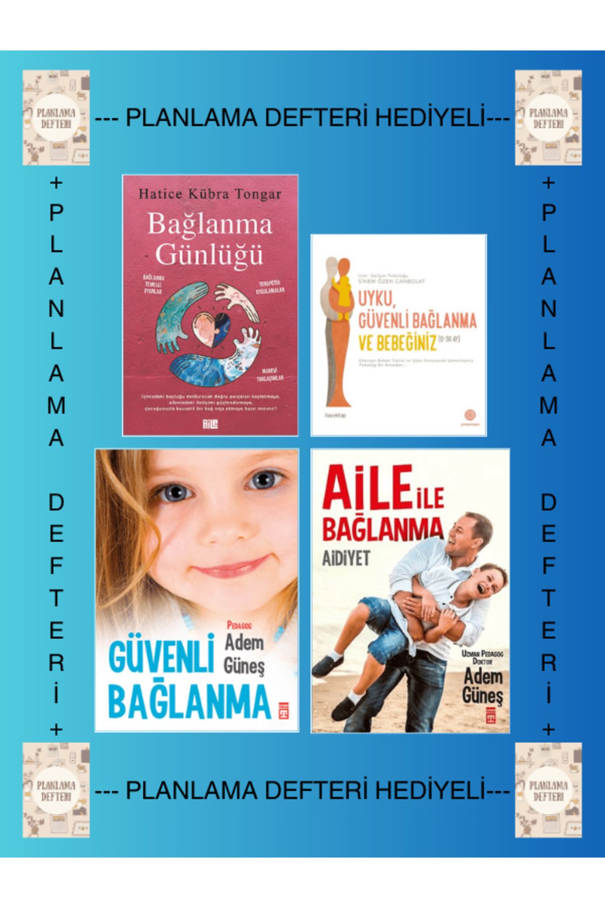 Timaş Yayınları PD Hediye - Uyku, Güvenli Bağlanma Ve Bebeğiniz / Güvenli Bağlanma / Bağlanma Günlüğü / Aile İle Bağ